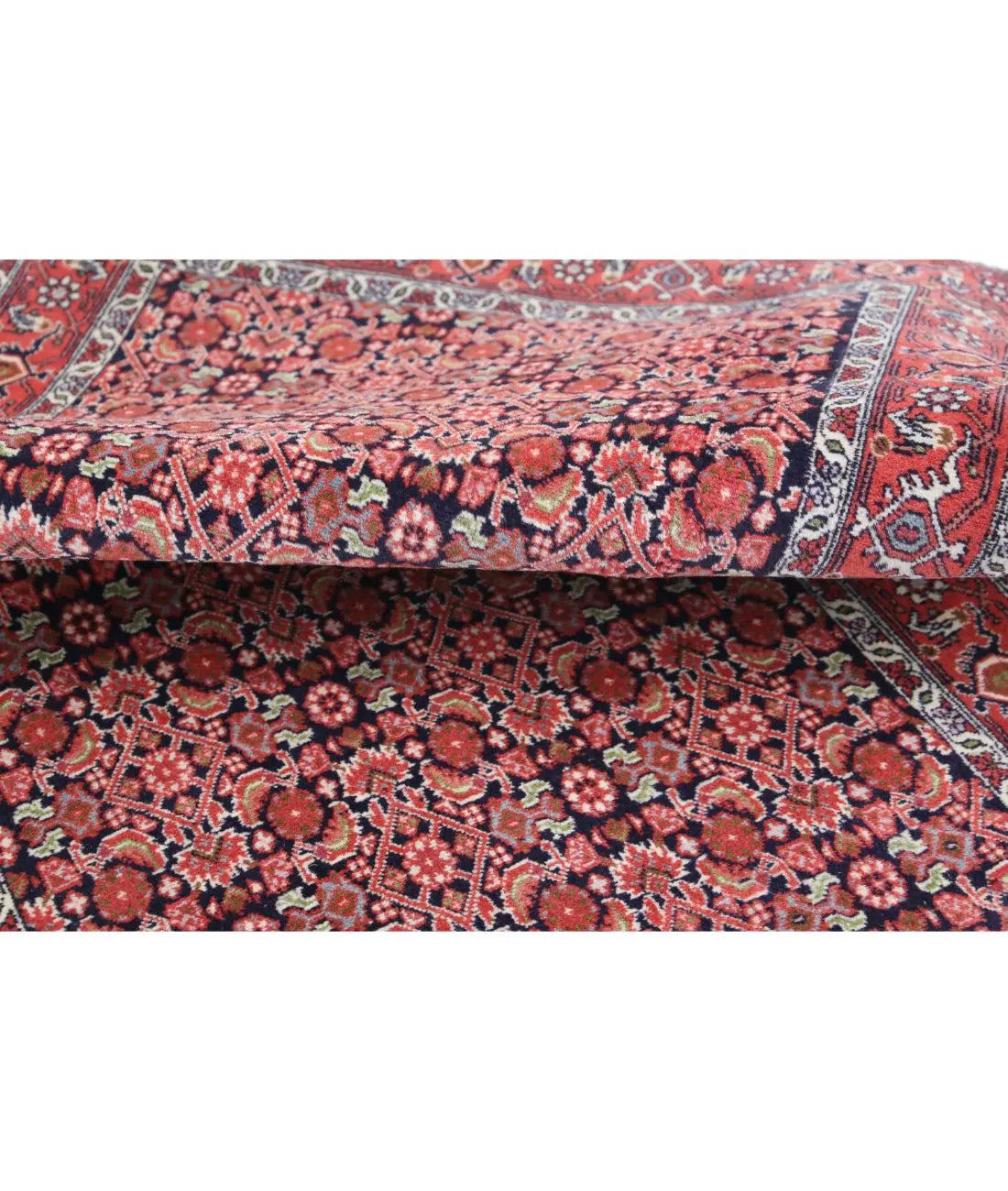 Hand Knotted Oriental Bijar Wool Rug - 2'8'' x 9'2''