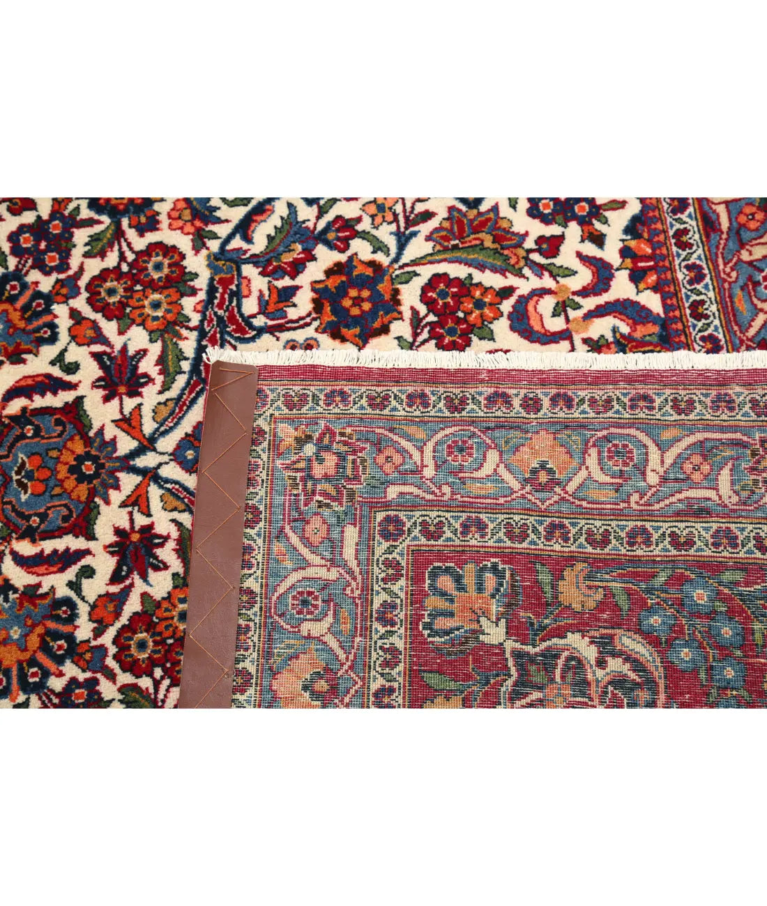 Hand Knotted Oriental Kashan Fine Wool Rug - 10'3'' x 12'1''