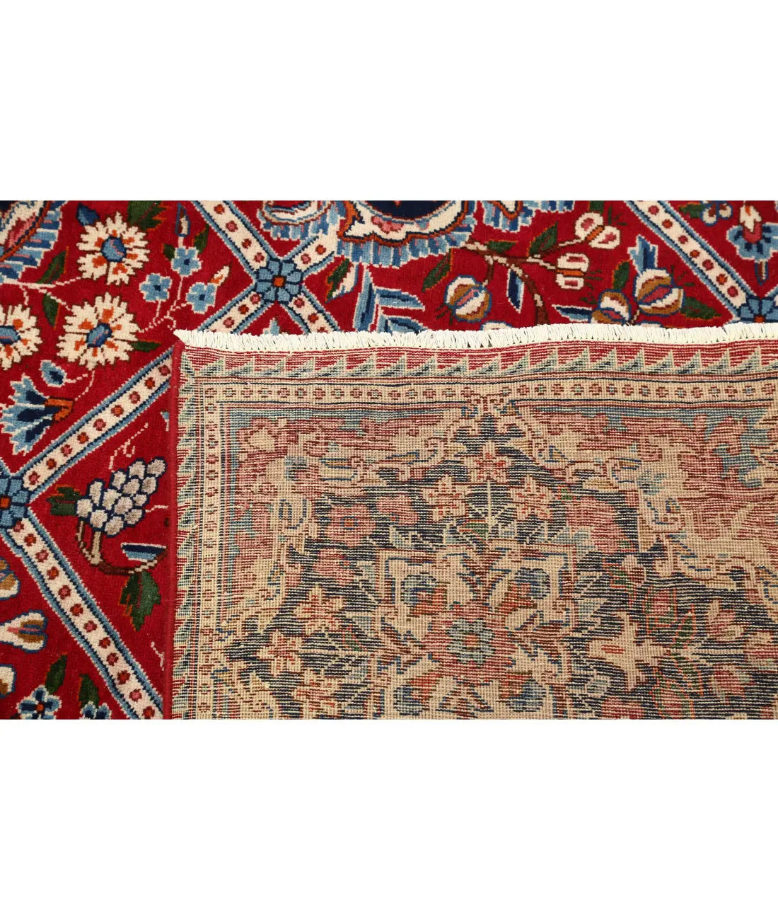 Hand Knotted Persian Kerman Wool Rug - 9'9'' x 12'9'' - Arteverk Rugs Area rug