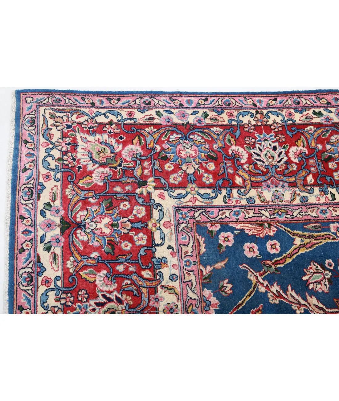 Hand Knotted Oriental Kerman Wool Rug - 9'9'' x 13'5''