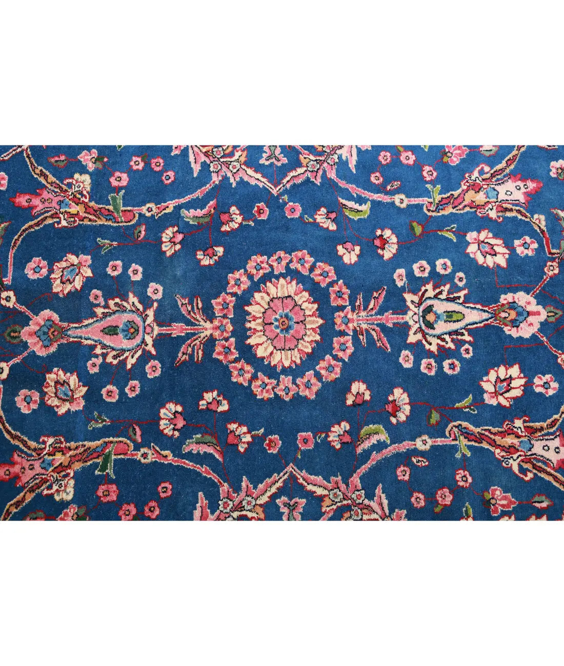 Hand Knotted Oriental Kerman Wool Rug - 9'9'' x 13'5''