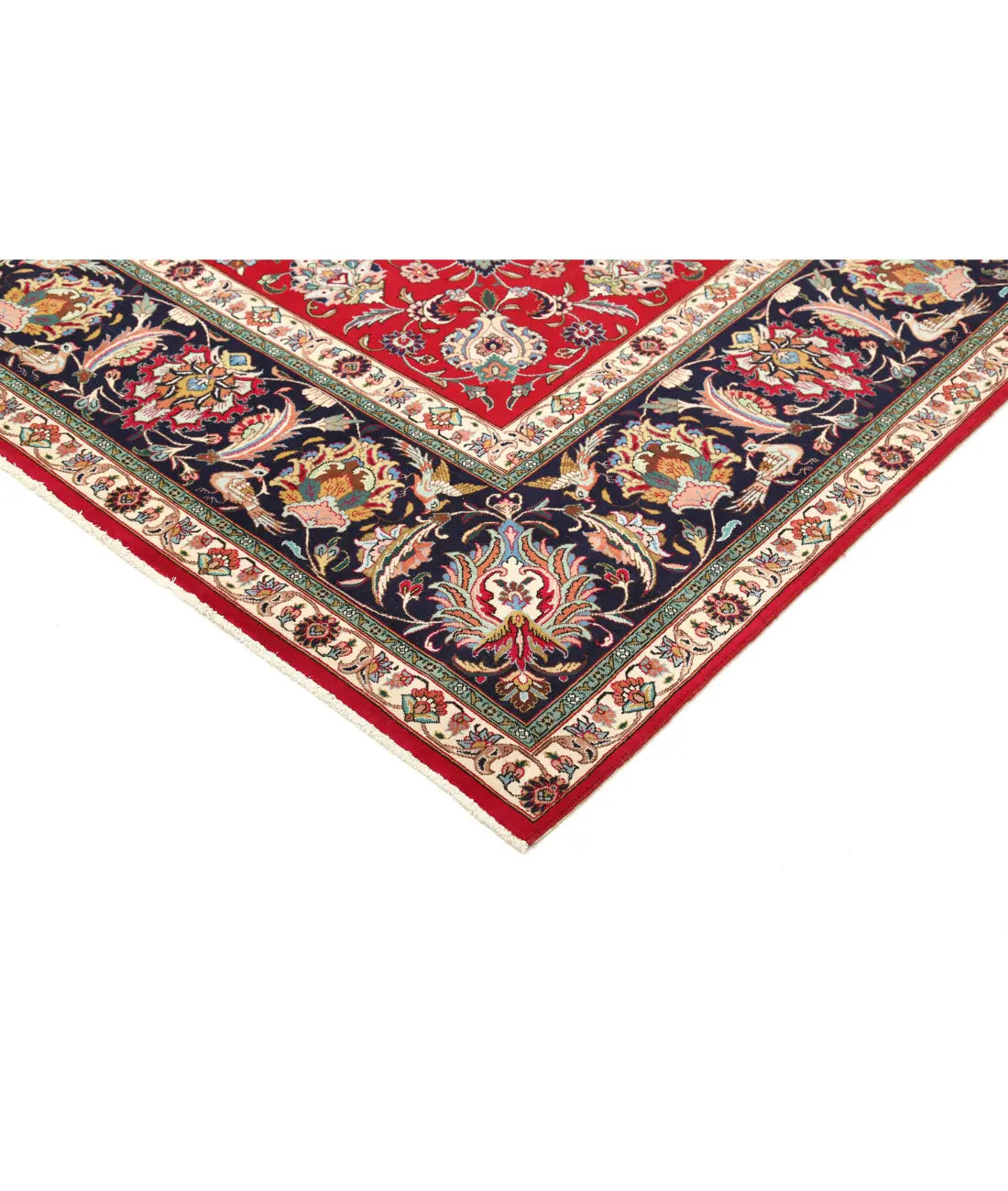 Hand Knotted Persian Tabriz Wool Rug - 9'9'' x 12'4'' - Arteverk Rugs Area rug