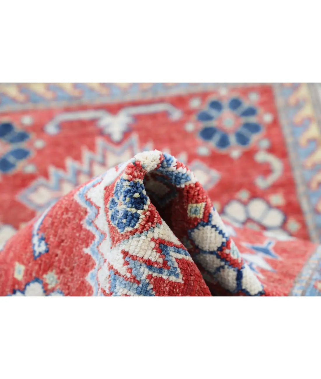 Hand Knotted Royal Kazak Wool Rug - 2'7'' x 3'9'' - Arteverk Rugs Area rug