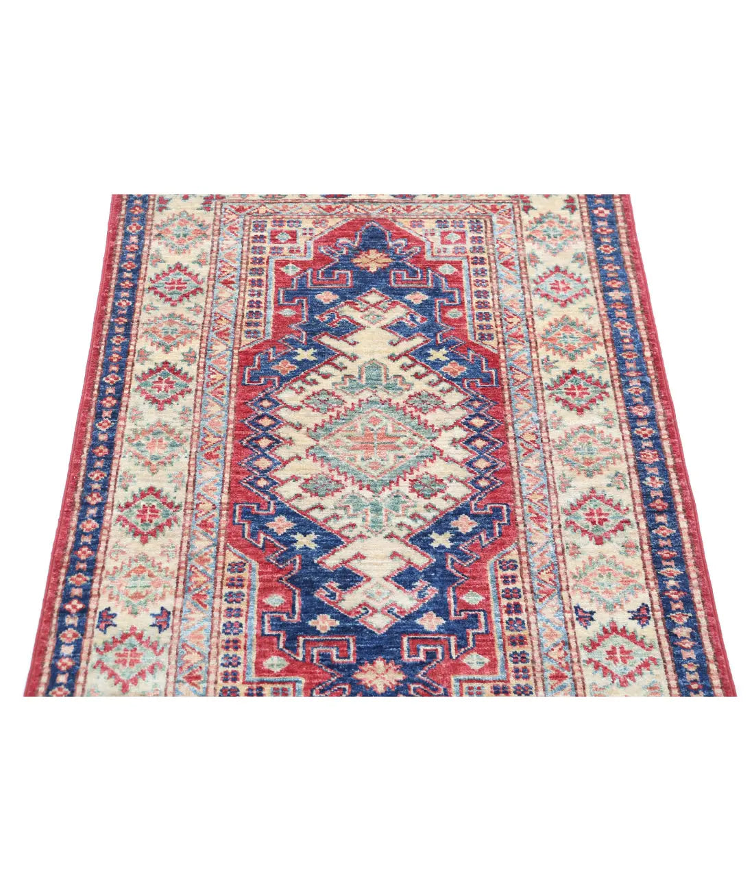 Hand Knotted Royal Kazak Wool Rug - 2'8'' x 4'0'' - Arteverk Rugs Area rug