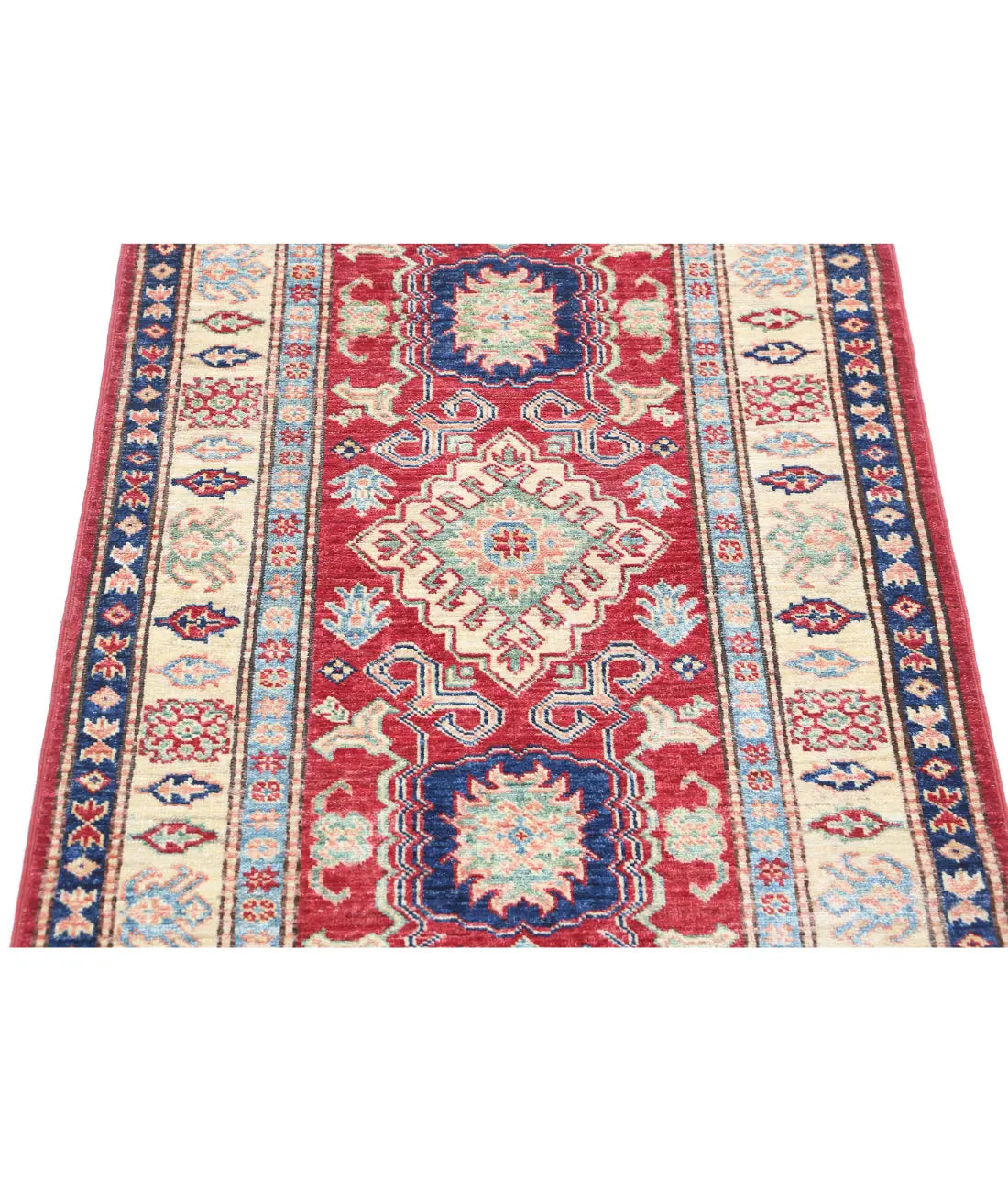 Hand Knotted Royal Kazak Wool Rug - 2'8'' x 4'2'' - Arteverk Rugs Area rug