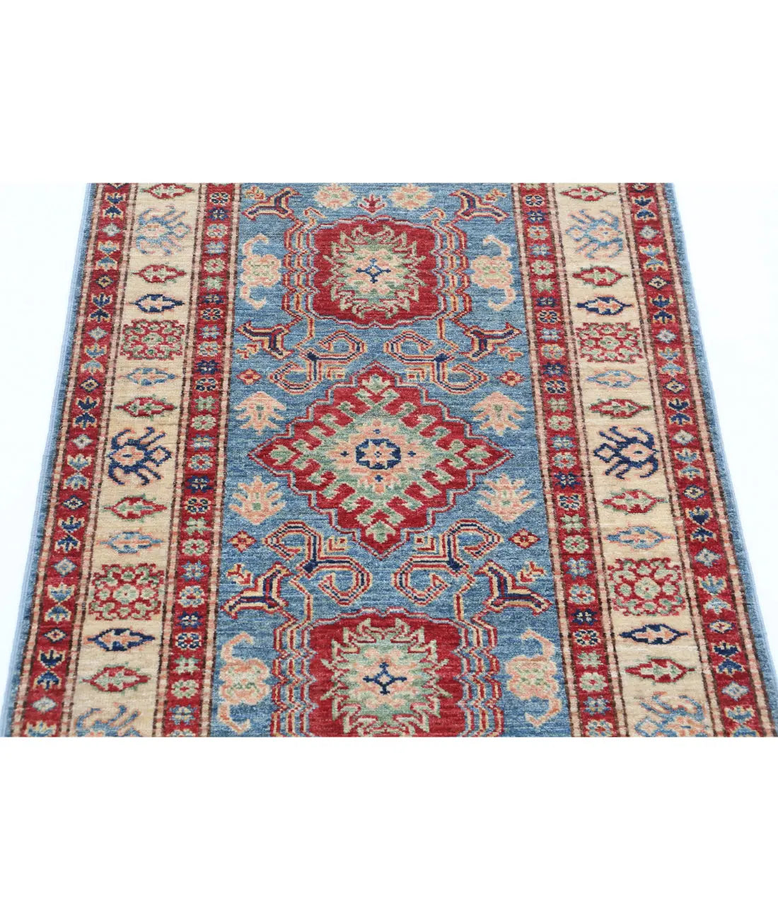 Hand Knotted Royal Kazak Wool Rug - 2'9'' x 4'2'' - Arteverk Rugs Area rug