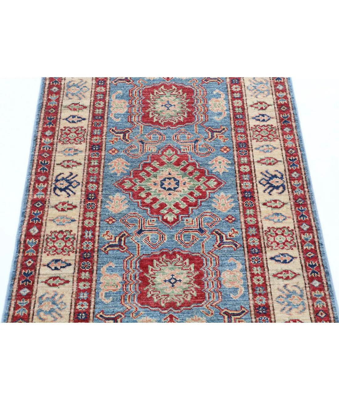 Hand Knotted Royal Kazak Wool Rug - 2'9'' x 4'2'' - Arteverk Rugs Area rug