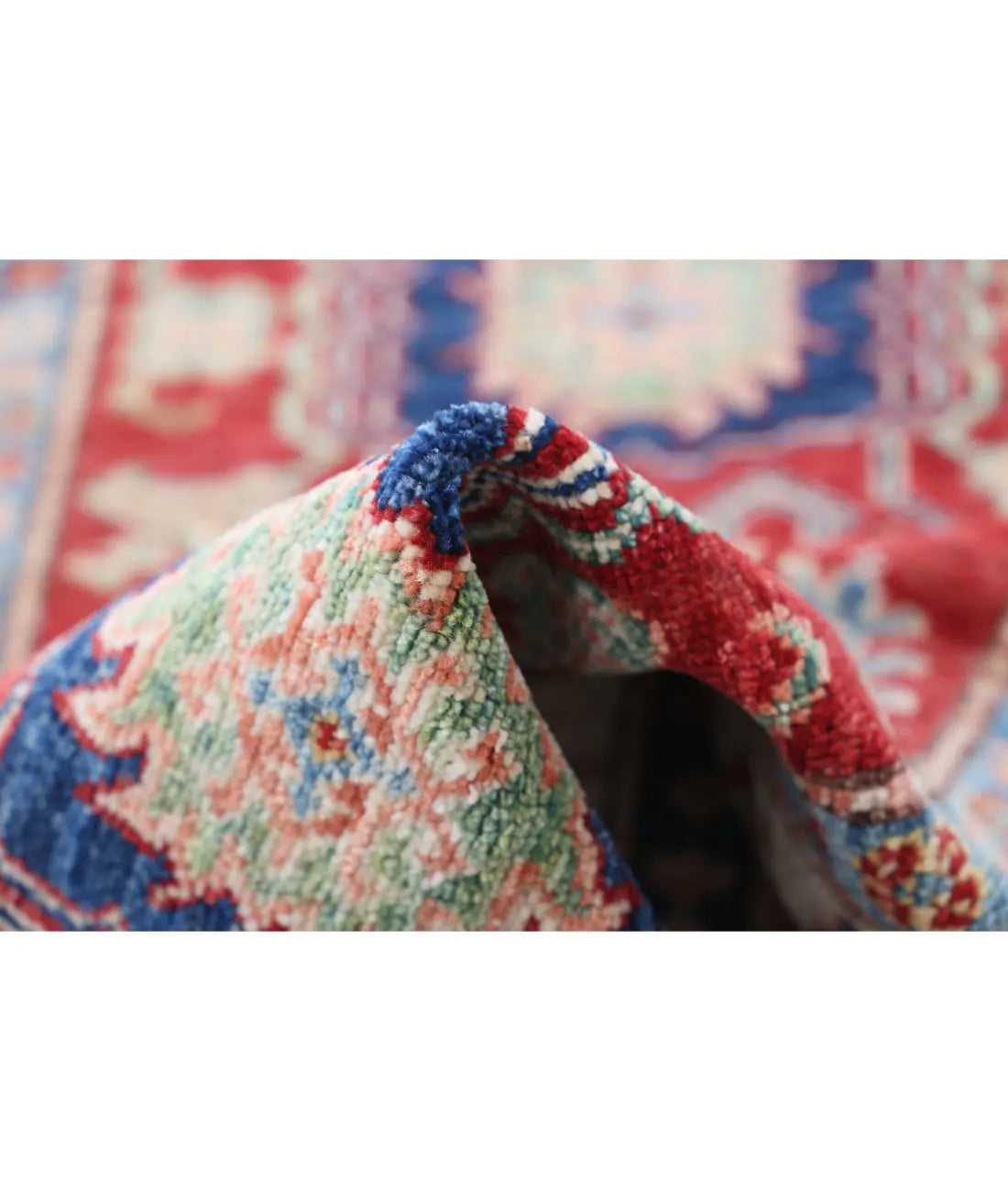 Hand Knotted Royal Kazak Wool Rug - 2'9'' x 4'2'' - Arteverk Rugs Area rug