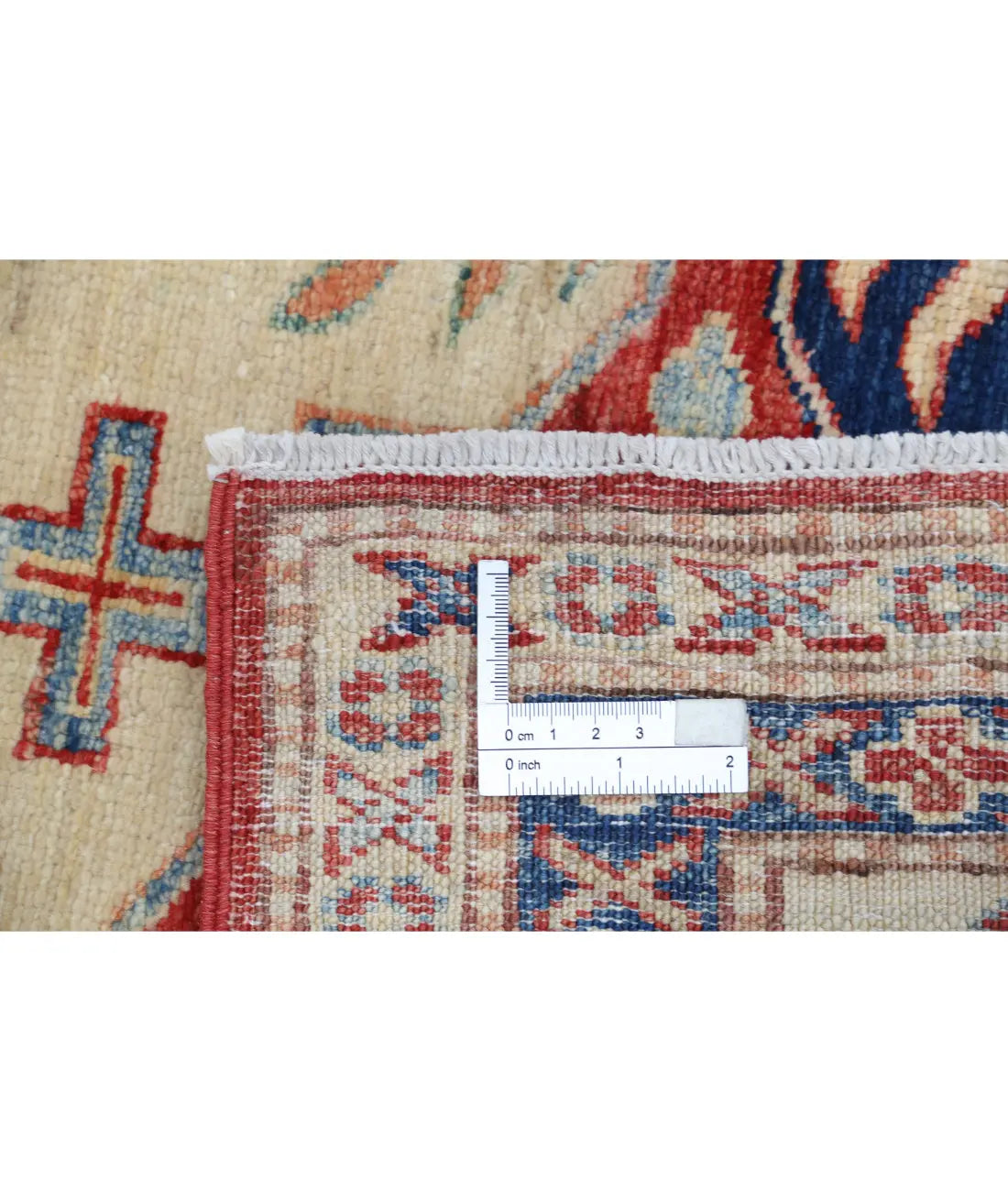 Hand Knotted Royal Kazak Wool Rug - 4'11'' x 5'11'' - Arteverk Rugs Area rug