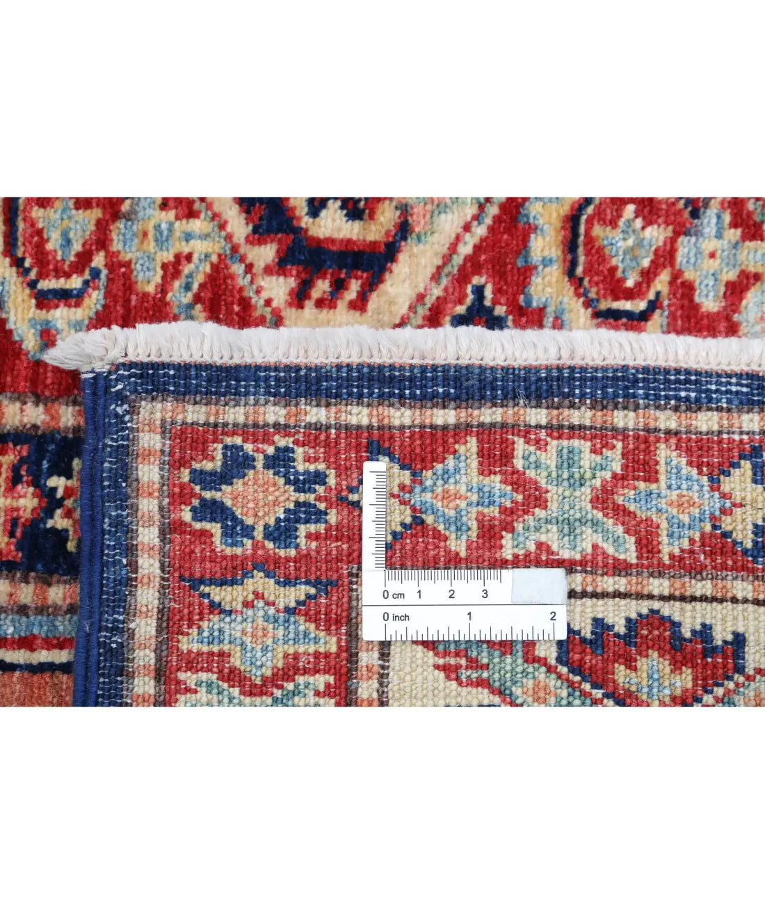 Hand Knotted Royal Kazak Wool Rug - 5'6'' x 7'4'' - Arteverk Rugs Area rug