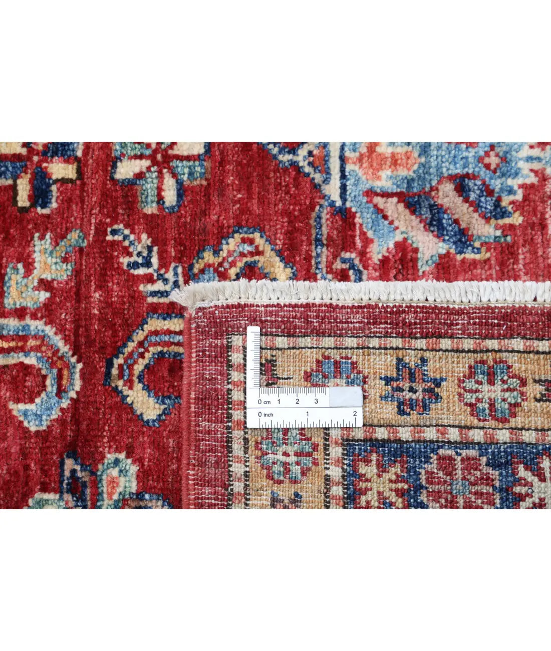 Hand Knotted Royal Kazak Wool Rug - 6'7'' x 8'8'' - Arteverk Rugs Area rug