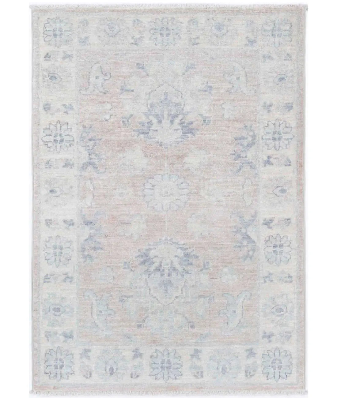 Tapis en laine Serenity noué à la main - 2'1'' x 3'0''