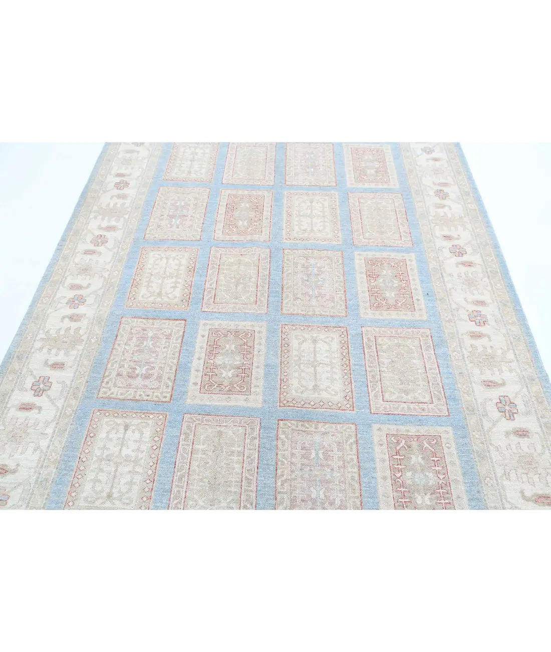 Hand Knotted Serenity Wool Rug - 5'6'' x 7'10''