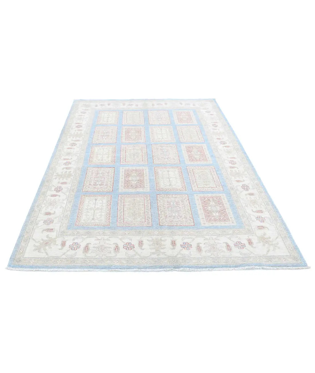 Hand Knotted Serenity Wool Rug - 5'6'' x 7'10''