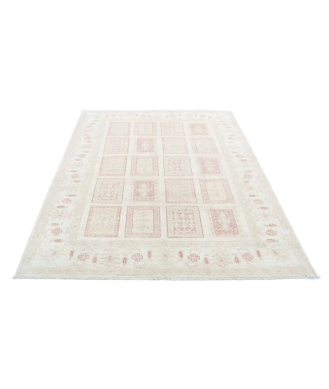Hand Knotted Serenity Wool Rug - 5'6'' x 7'1''