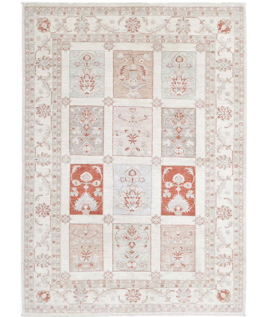 Hand Knotted Serenity Wool Rug - 5&#39;6&#39;&#39; x 7&#39;7&#39;&#39;