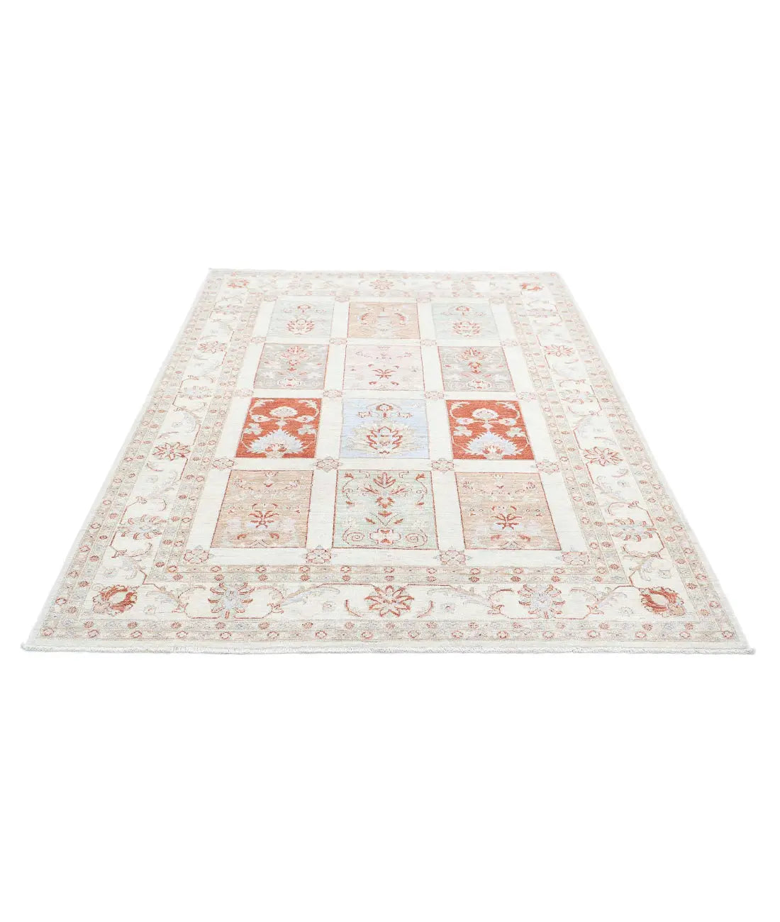 Hand Knotted Serenity Wool Rug - 5'6'' x 7'7''