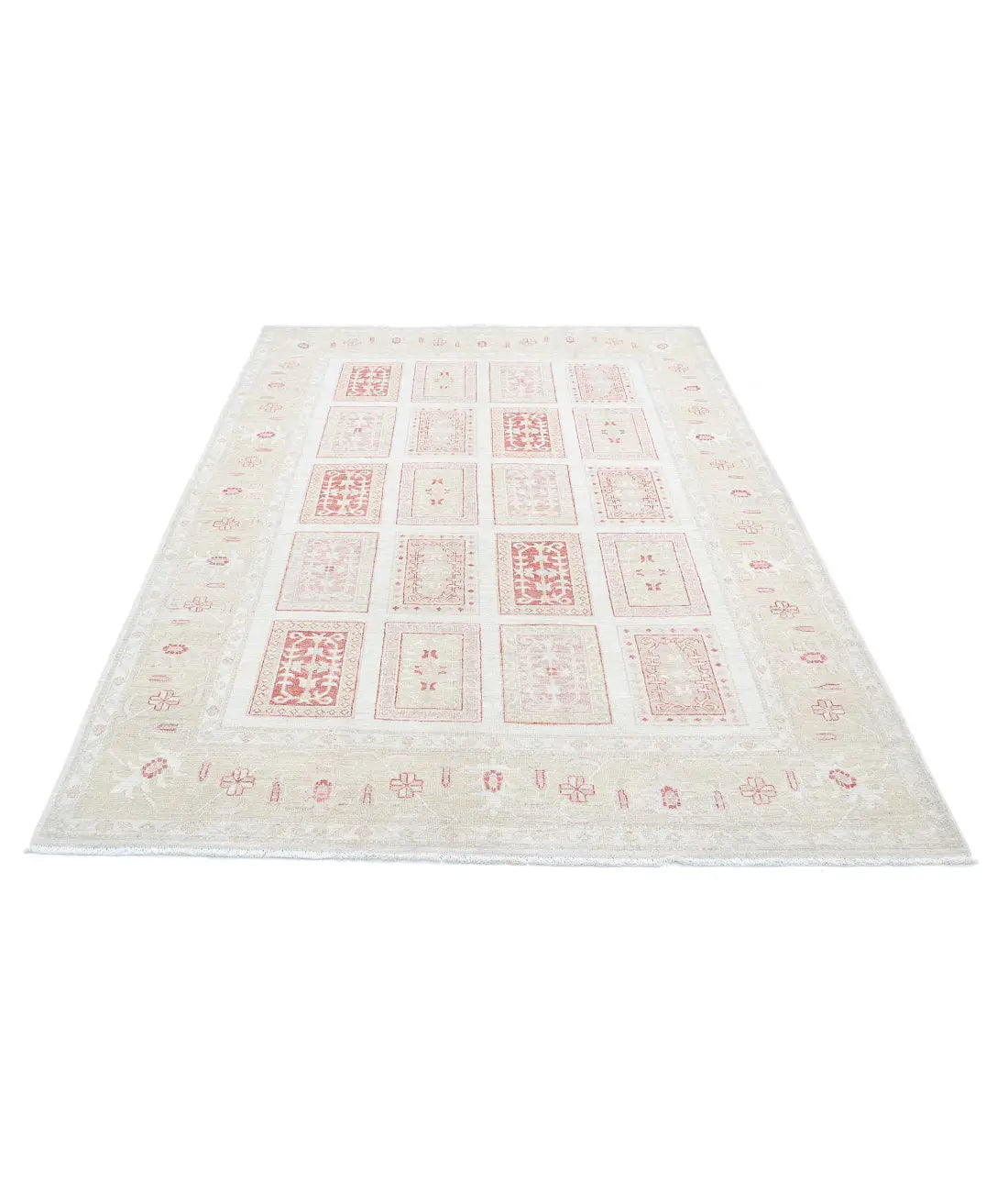 Hand Knotted Serenity Wool Rug - 5'6'' x 8'0''