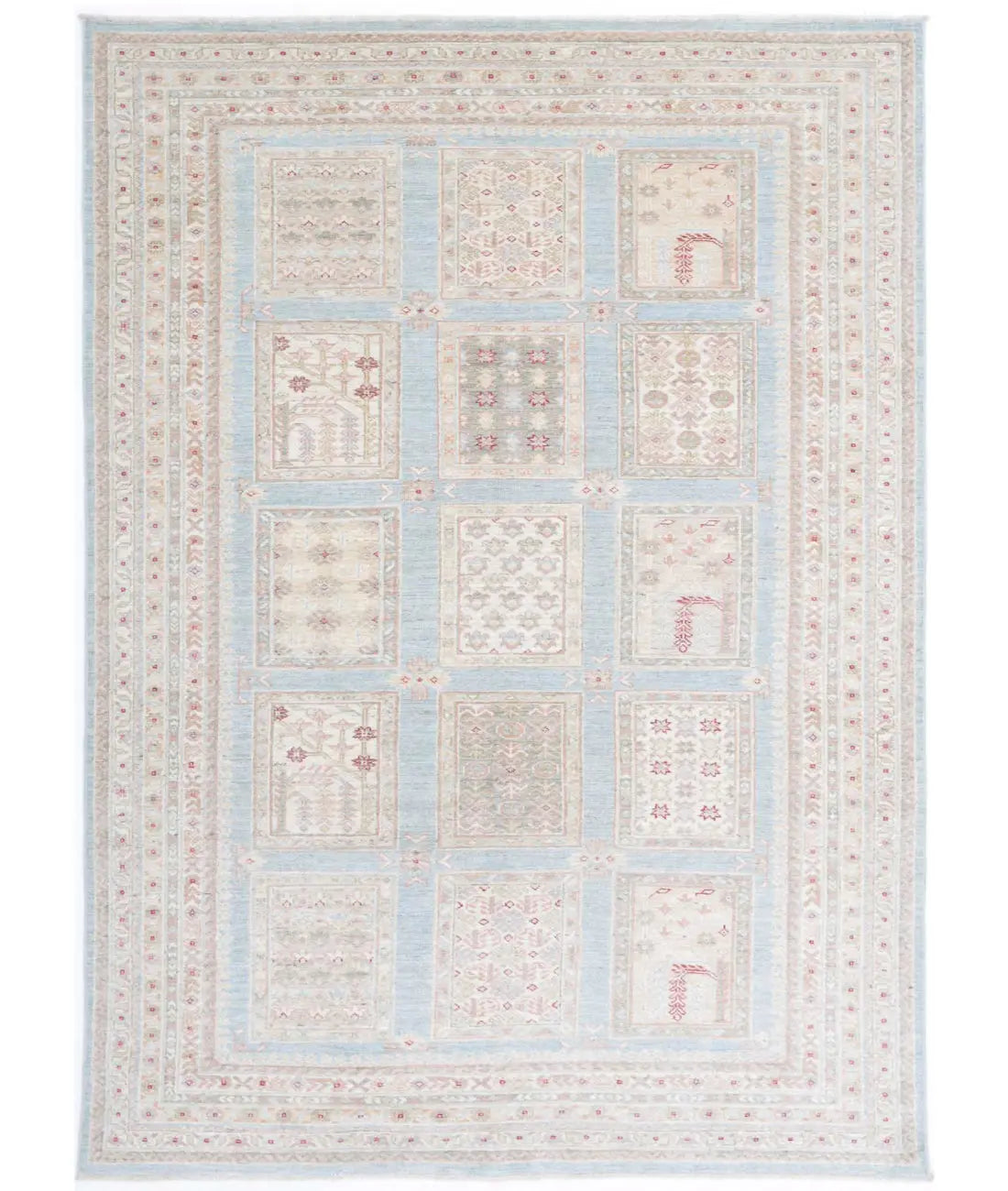 Hand Knotted Serenity Wool Rug - 5&#39;7&#39;&#39; x 7&#39;11&#39;&#39;