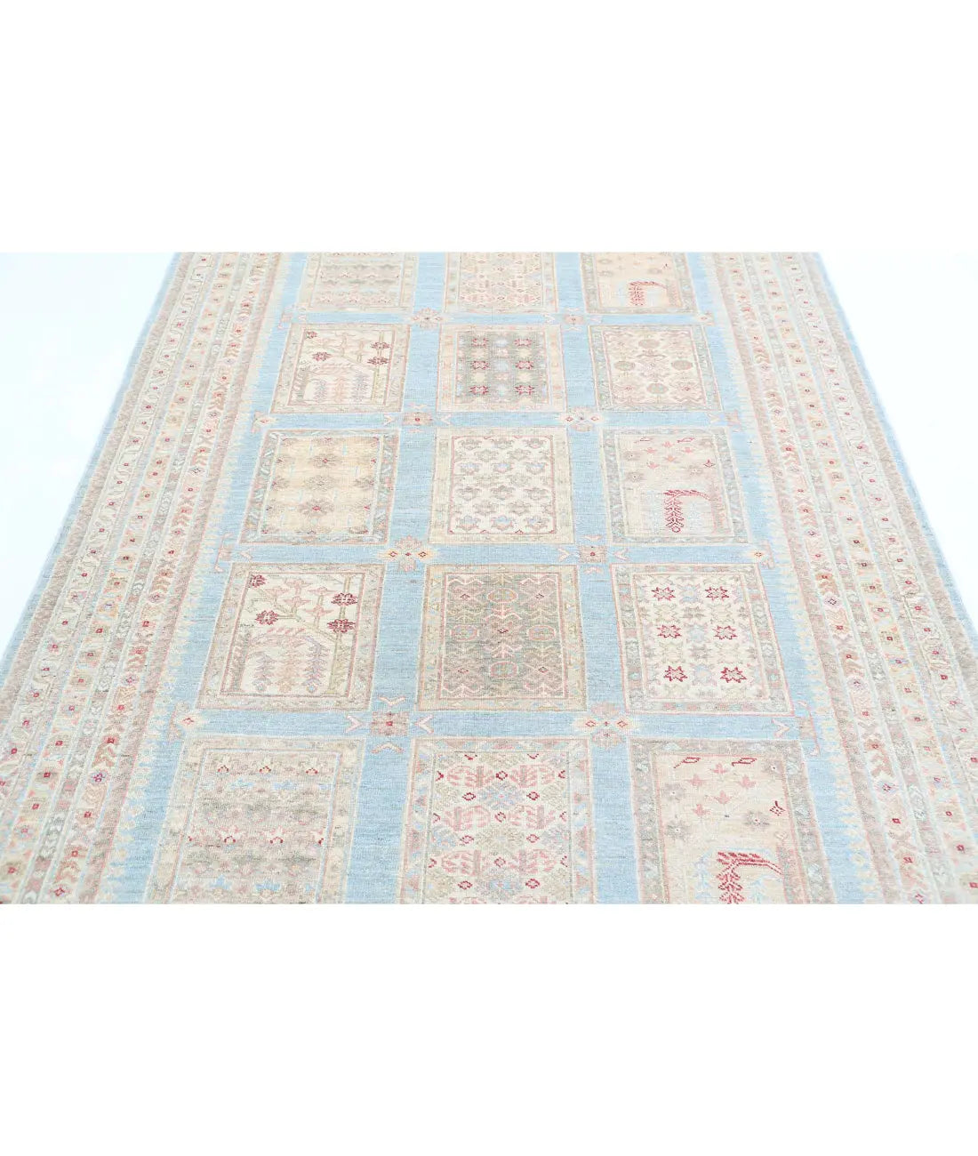 Hand Knotted Serenity Wool Rug - 5'7'' x 7'11''