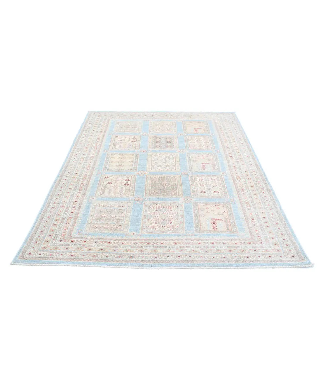 Hand Knotted Serenity Wool Rug - 5'7'' x 7'11''