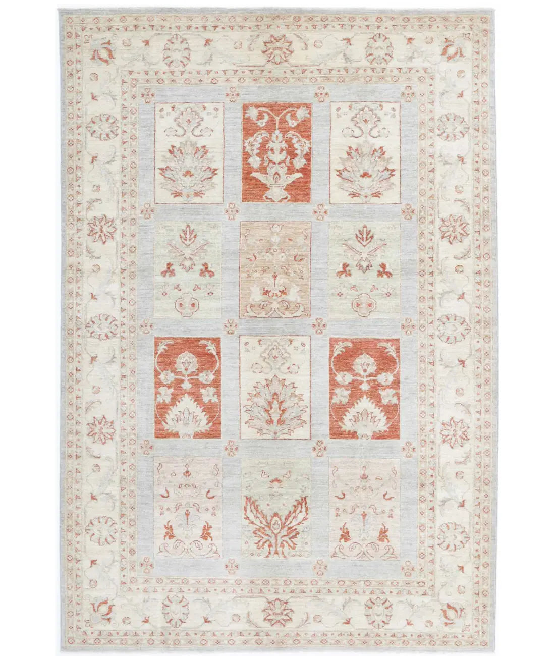 Hand Knotted Serenity Wool Rug - 5&#39;7&#39;&#39; x 8&#39;6&#39;&#39;