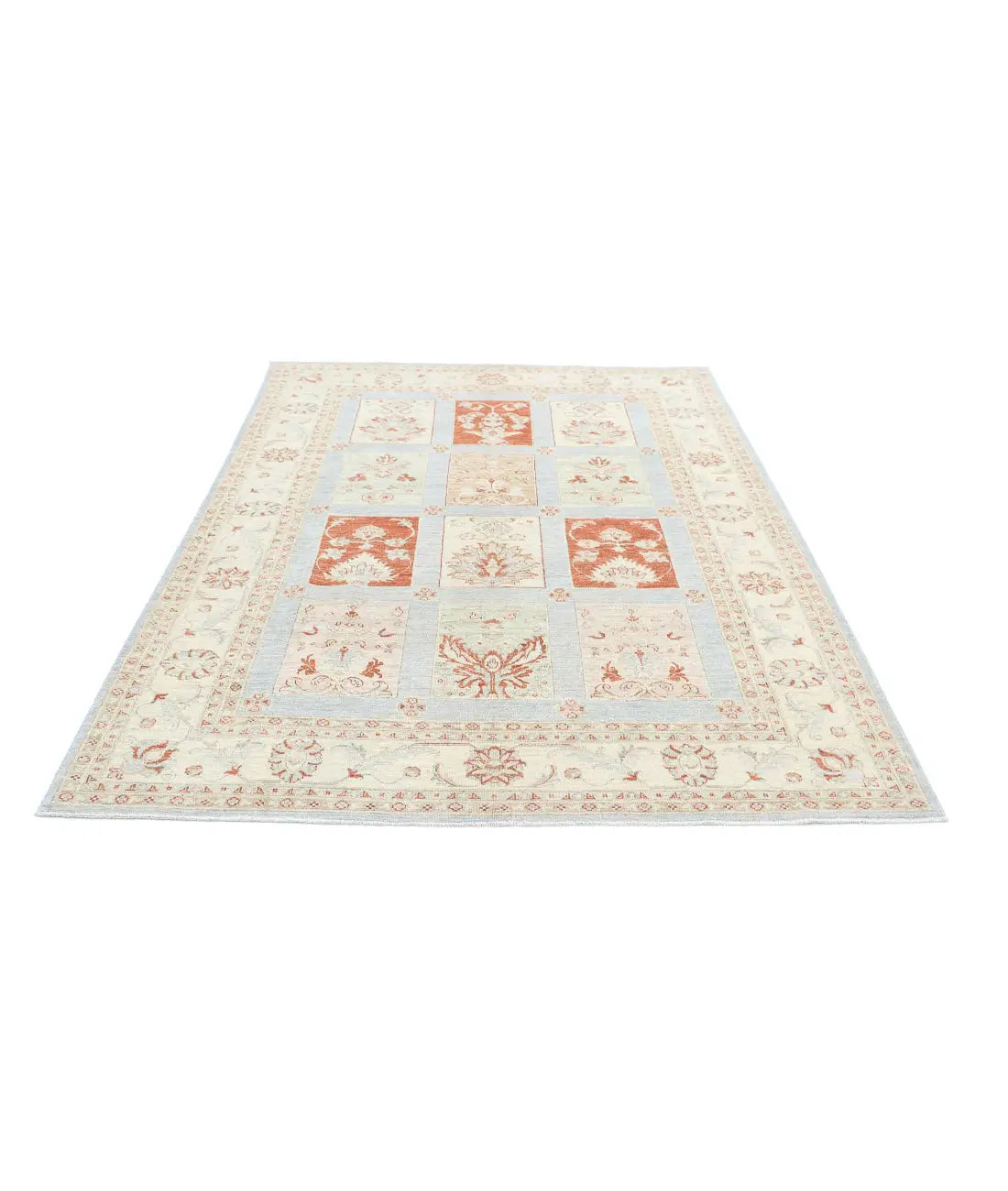 Hand Knotted Serenity Wool Rug - 5'7'' x 8'6''