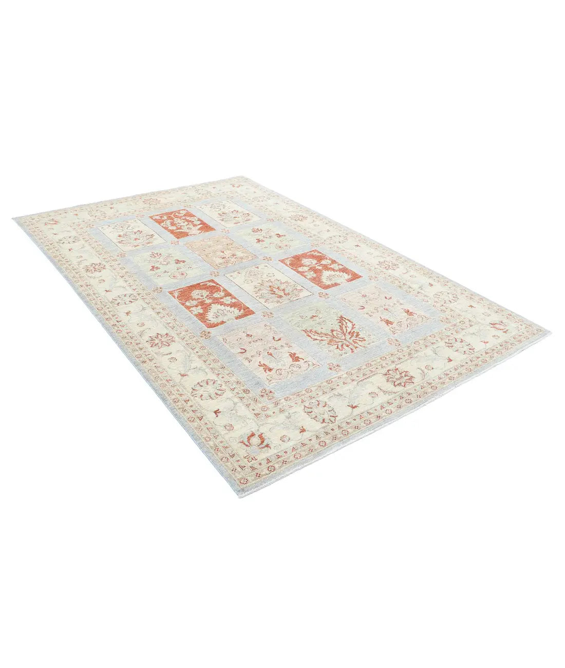 Hand Knotted Serenity Wool Rug - 5'7'' x 8'6''