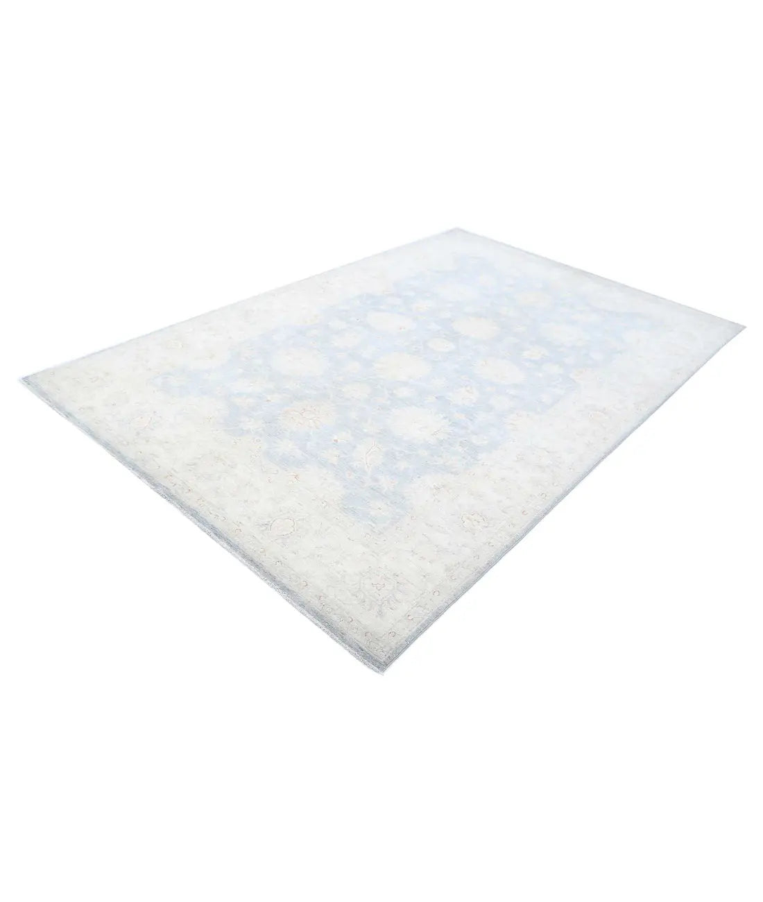 Hand Knotted Serenity Wool Rug - 6'4'' x 9'10'' - Arteverk Rugs Area rug