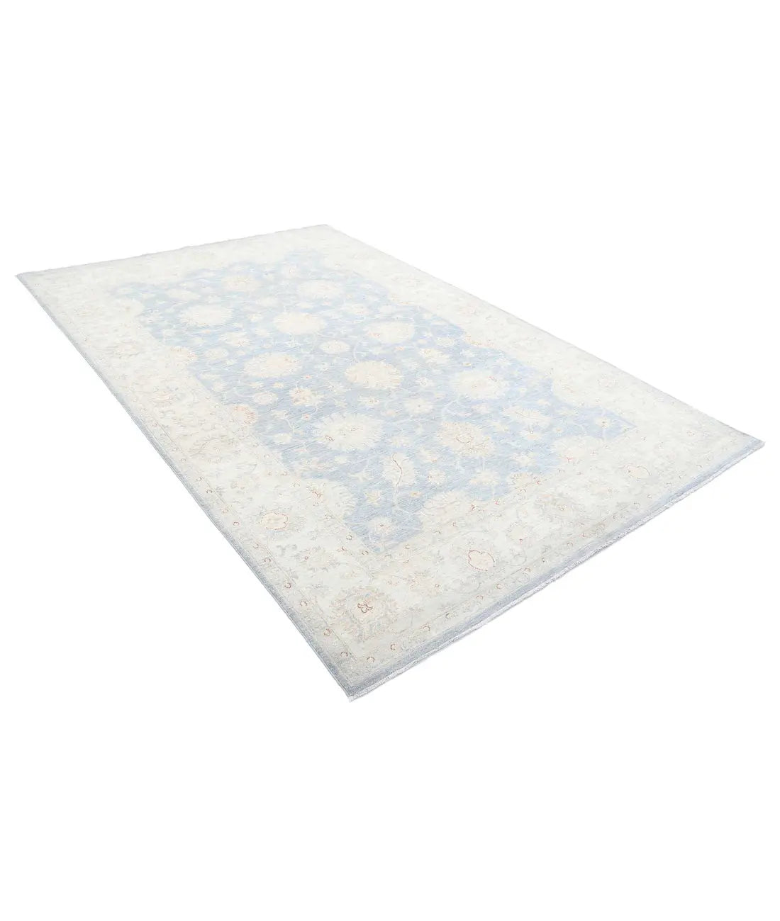 Hand Knotted Serenity Wool Rug - 6'4'' x 9'10'' - Arteverk Rugs Area rug