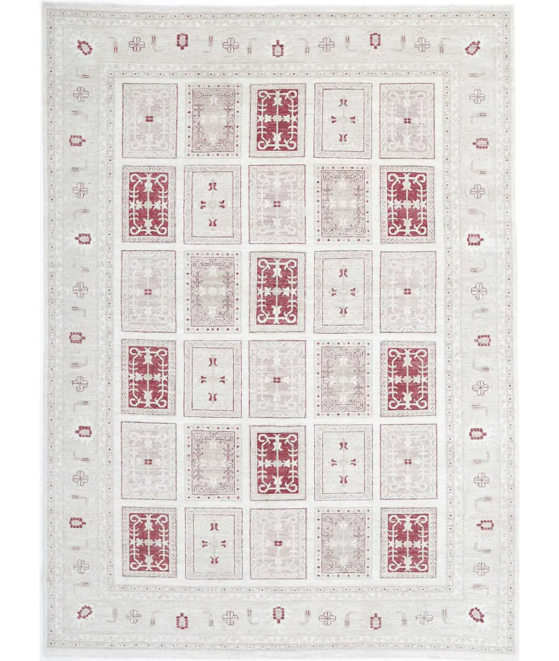 Hand Knotted Serenity Wool Rug - 8&#39;1&#39;&#39; x 11&#39;2&#39;&#39;