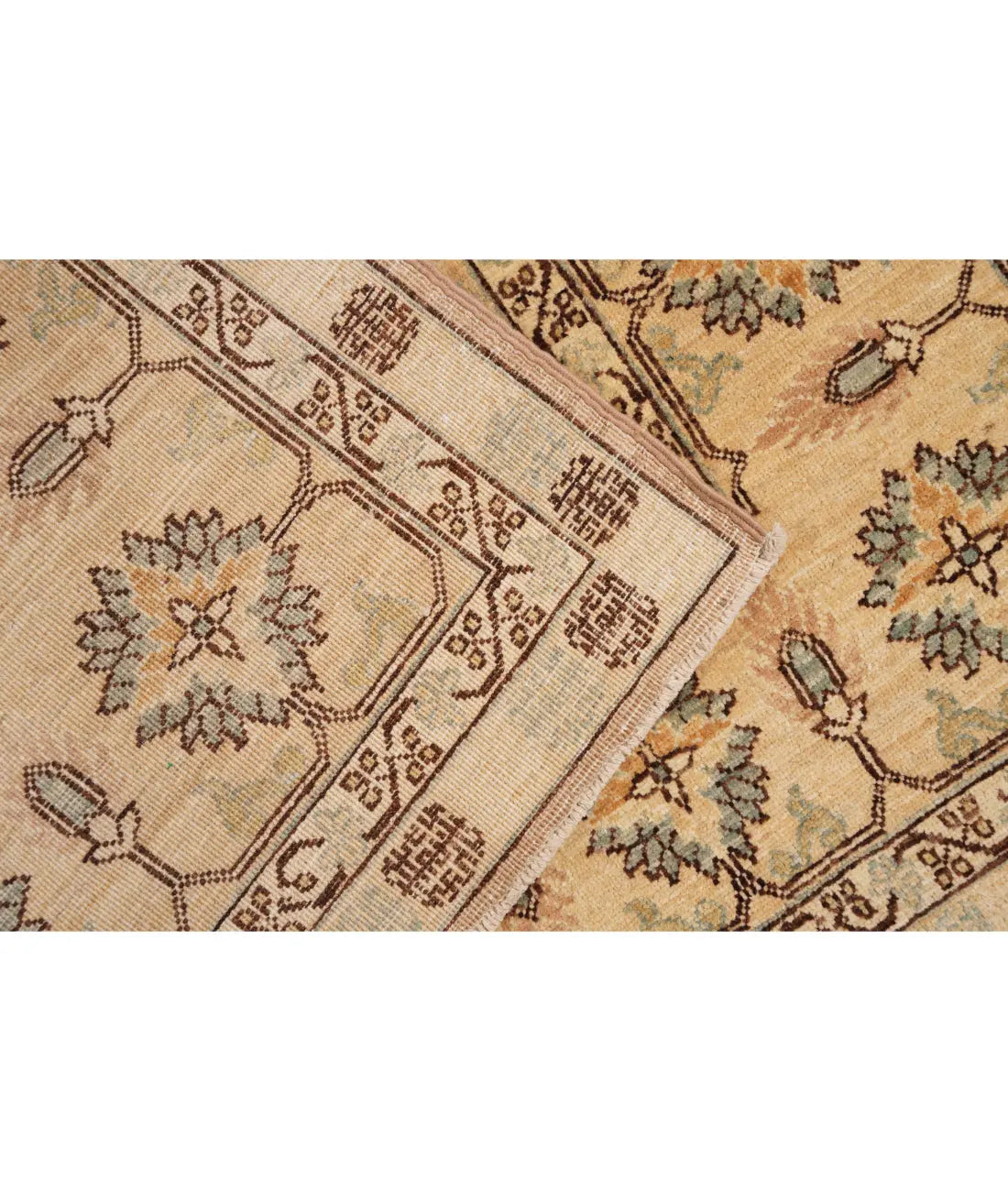 Hand Knotted Tabriz Wool Rug - 6'3'' x 11'10'' Arteverk Arteverk Rugs