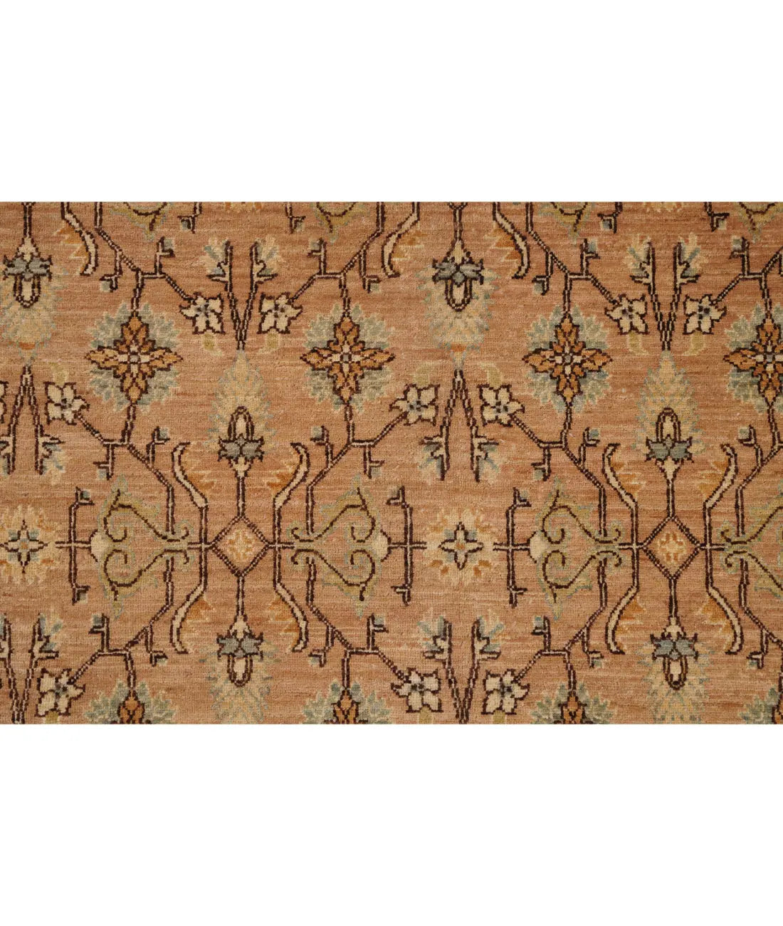 Hand Knotted Tabriz Wool Rug - 6'3'' x 11'10'' Arteverk Arteverk Rugs