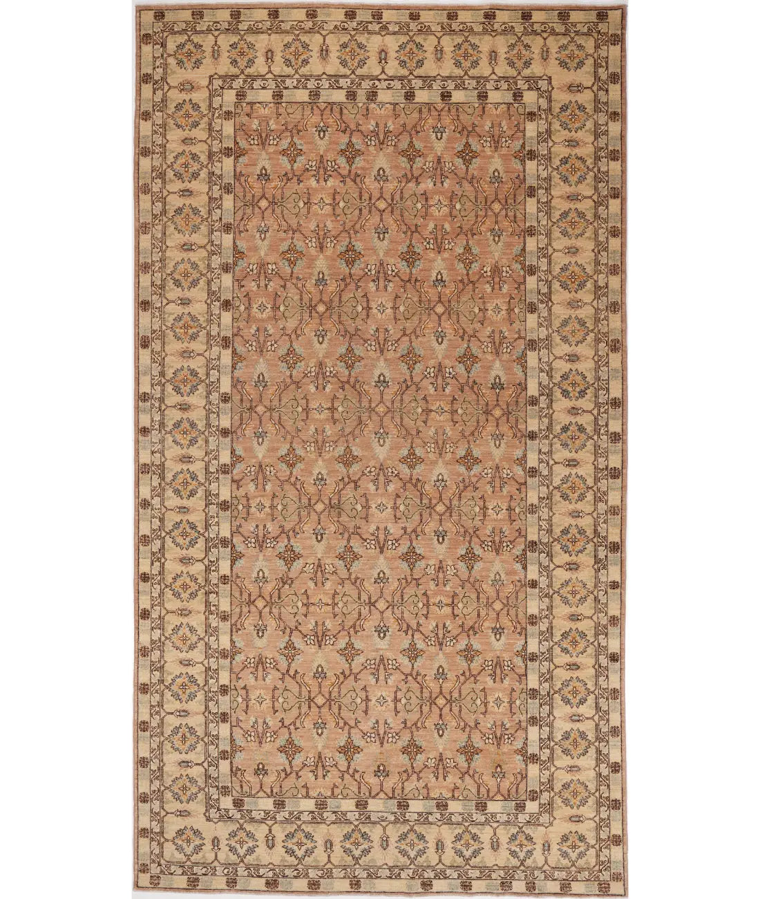 Hand Knotted Tabriz Wool Rug - 6&#39;3&#39;&#39; x 11&#39;10&#39;&#39; Arteverk Arteverk Rugs