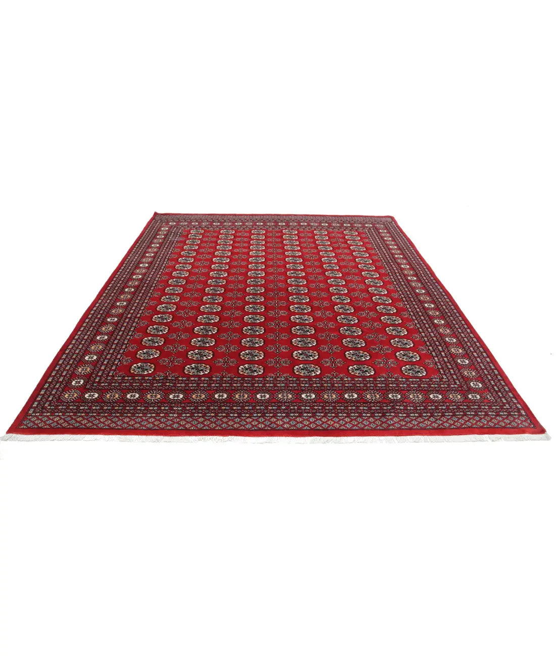 Hand Knotted Tribal Bokhara Wool Rug - 8'1'' x 9'10'' - Arteverk Rugs Area rug