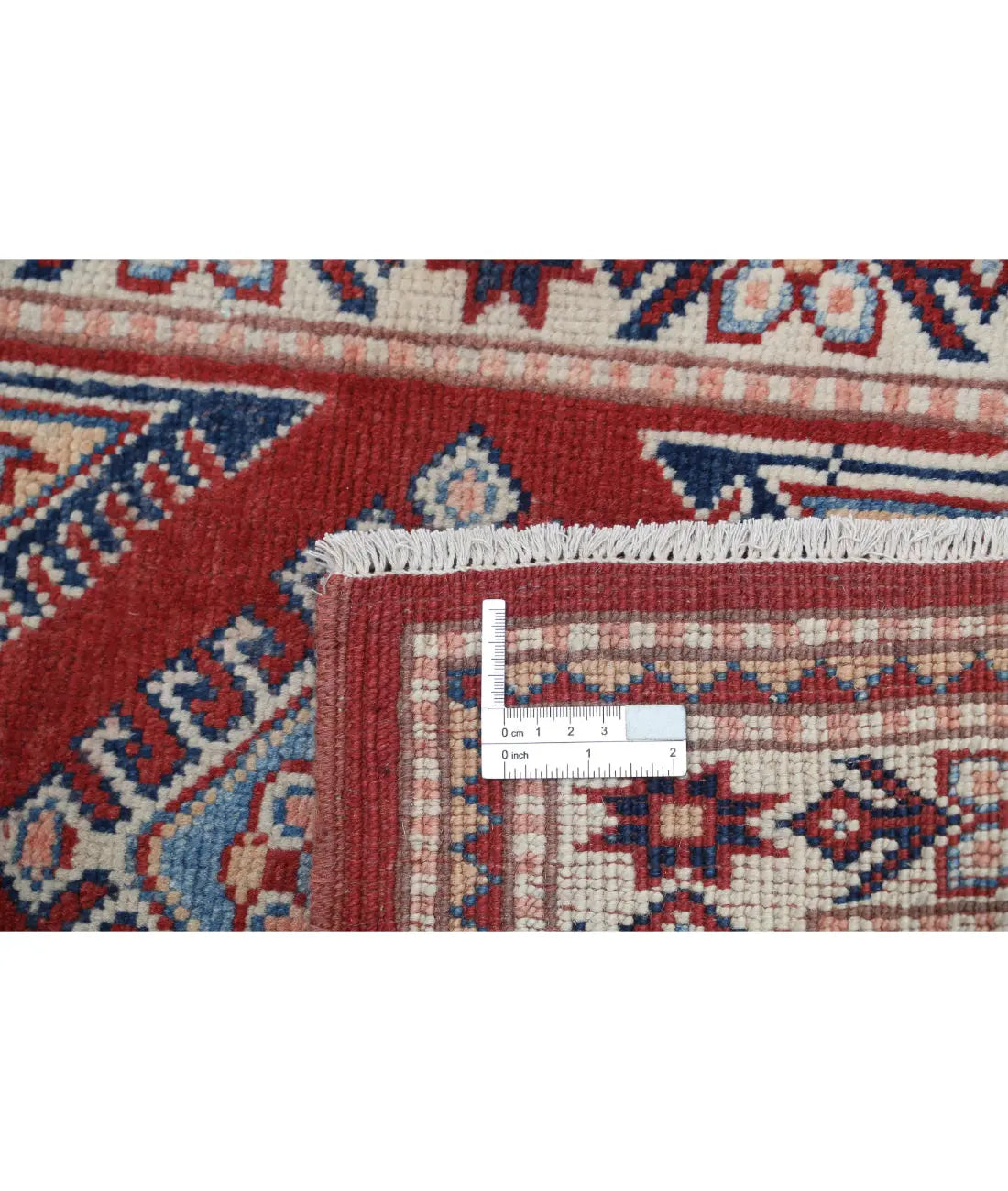 Hand Knotted Tribal Kazak Wool Rug - 2'0'' x 3'0''