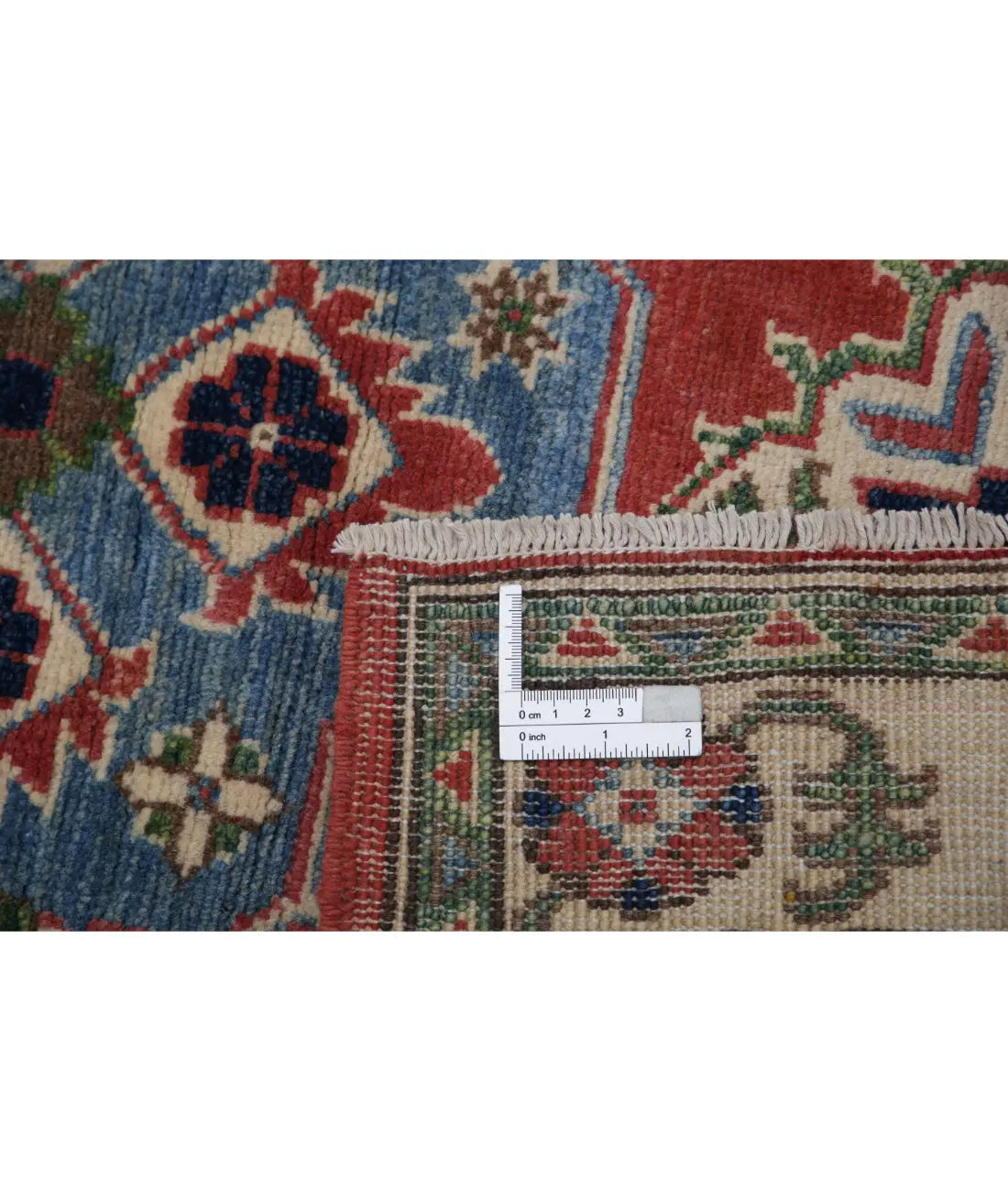 Hand Knotted Tribal Kazak Wool Rug - 2'10'' x 4'0''