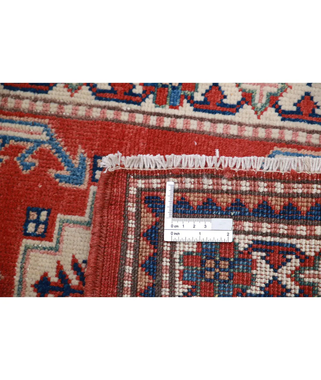 Hand Knotted Tribal Kazak Wool Rug - 2'1'' x 2'10''