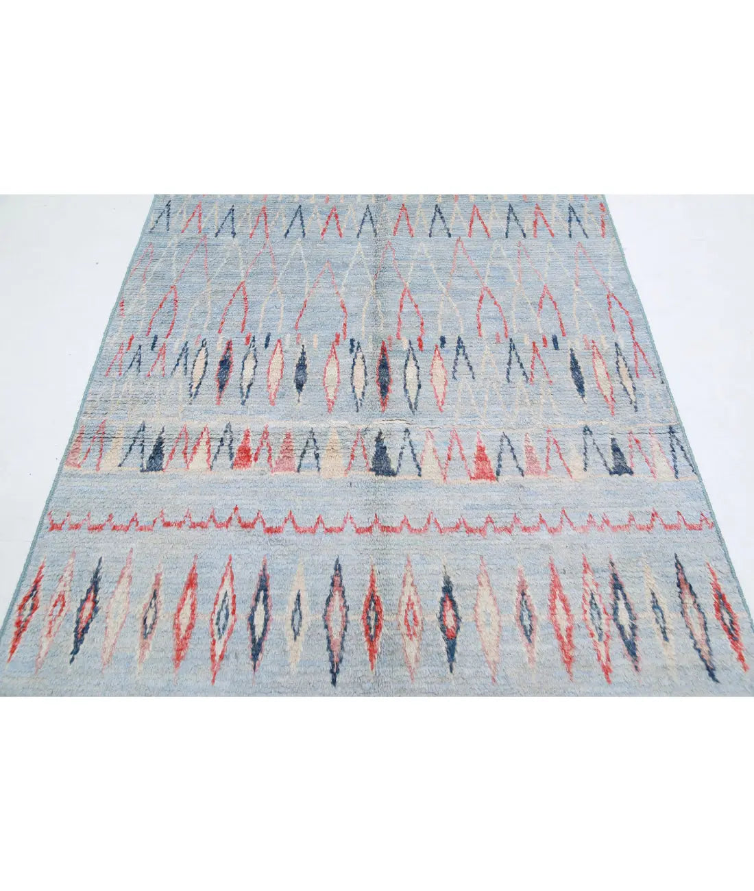 Tapis tribal marocain en laine noué à la main - 2'11'' x 5'0''