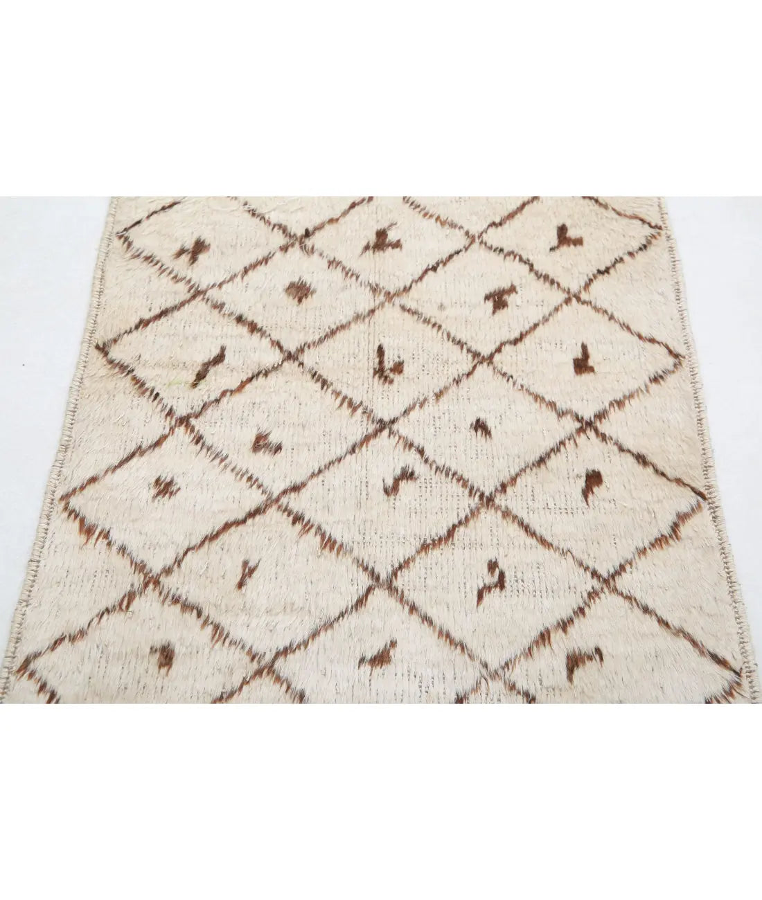 Tapis tribal marocain en laine noué à la main - 2'7'' x 2'10''