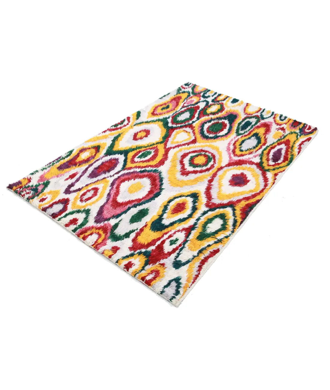 Tapis tribal marocain en laine noué à la main - 3'11'' x 6'0''