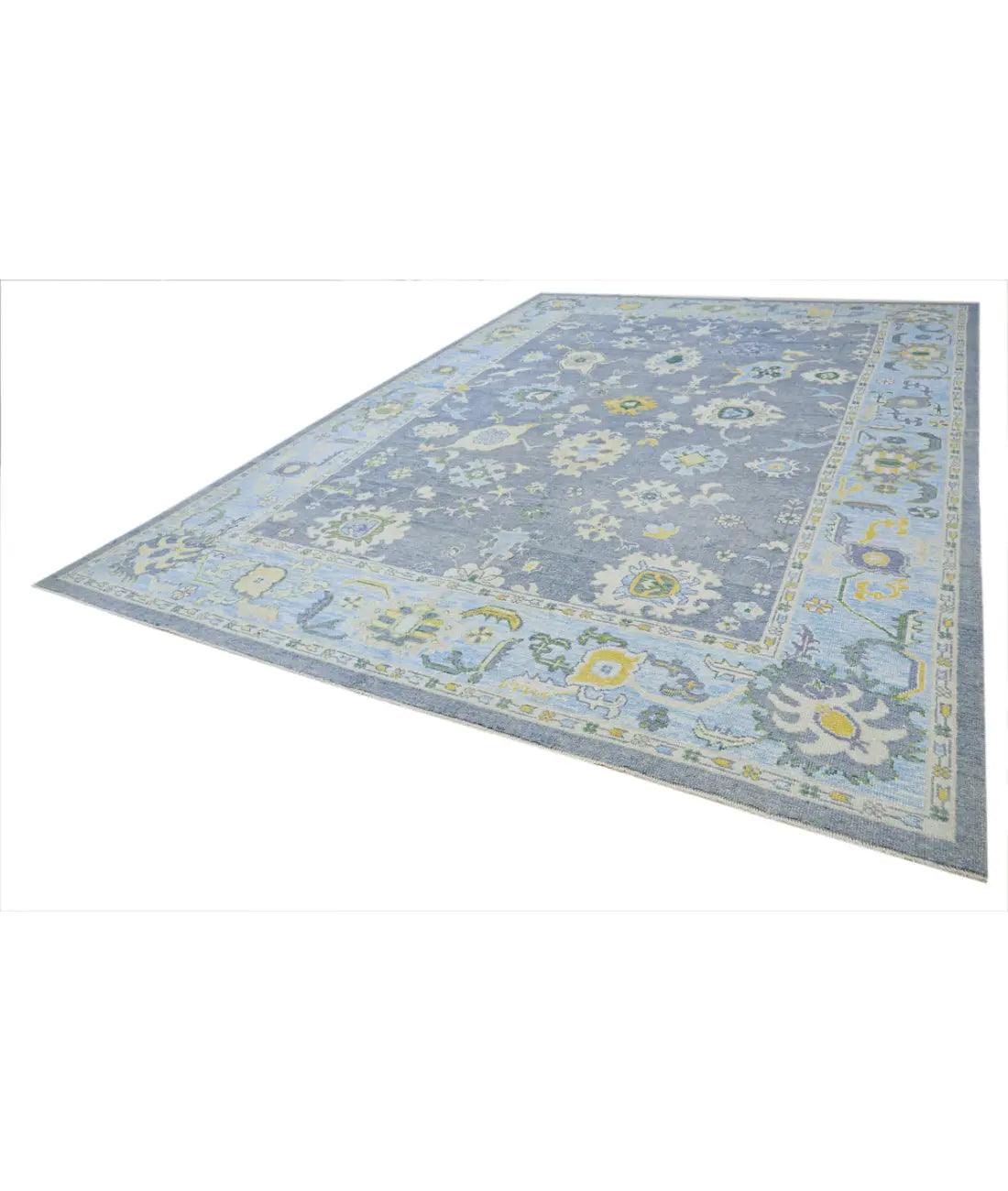 Hand Knotted Turkey Oushak Wool Rug 10' x 14'9" Arteverk Arteverk Rugs