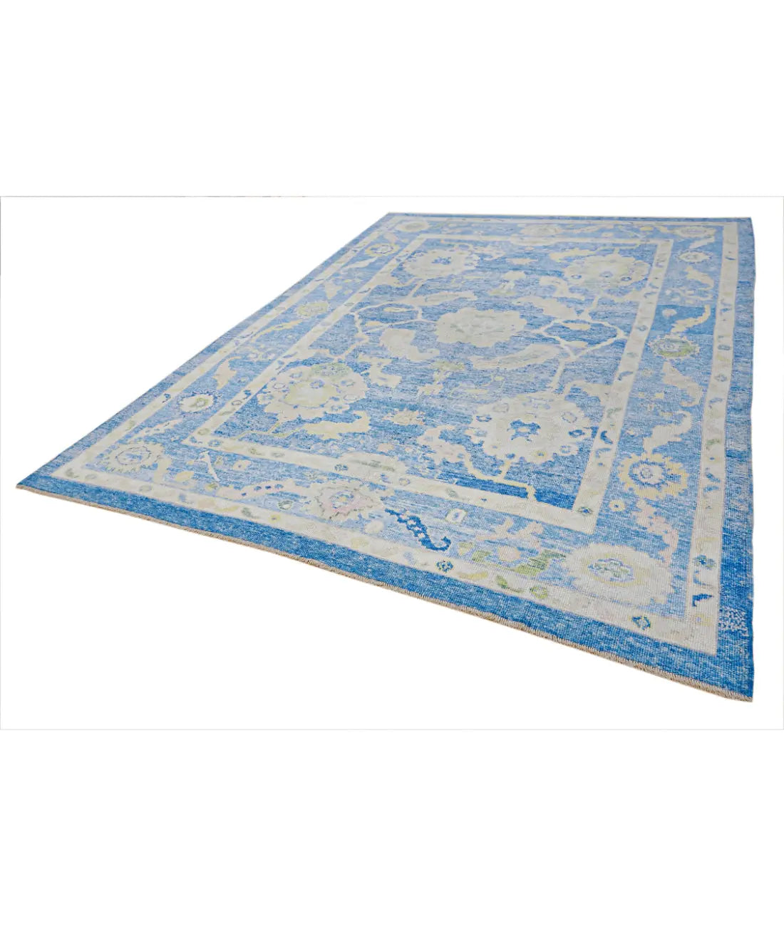 Hand Knotted Turkey Oushak Wool Rug 7'11" x 11'3" Arteverk Arteverk Rugs