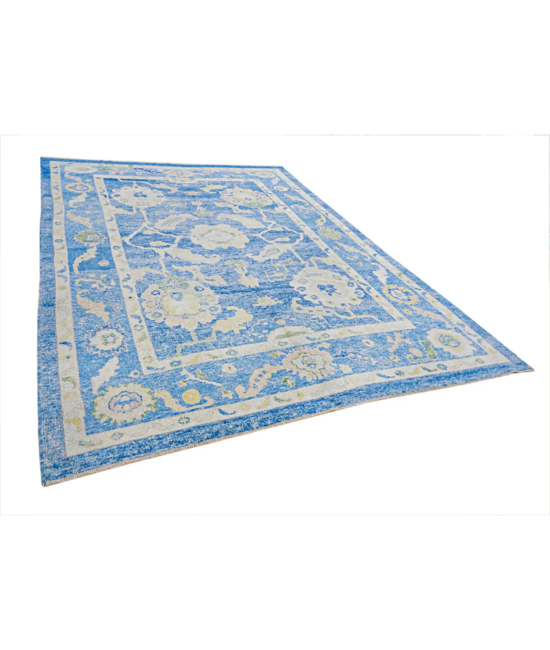 Hand Knotted Turkey Oushak Wool Rug 7'11" x 11'3" Arteverk Arteverk Rugs