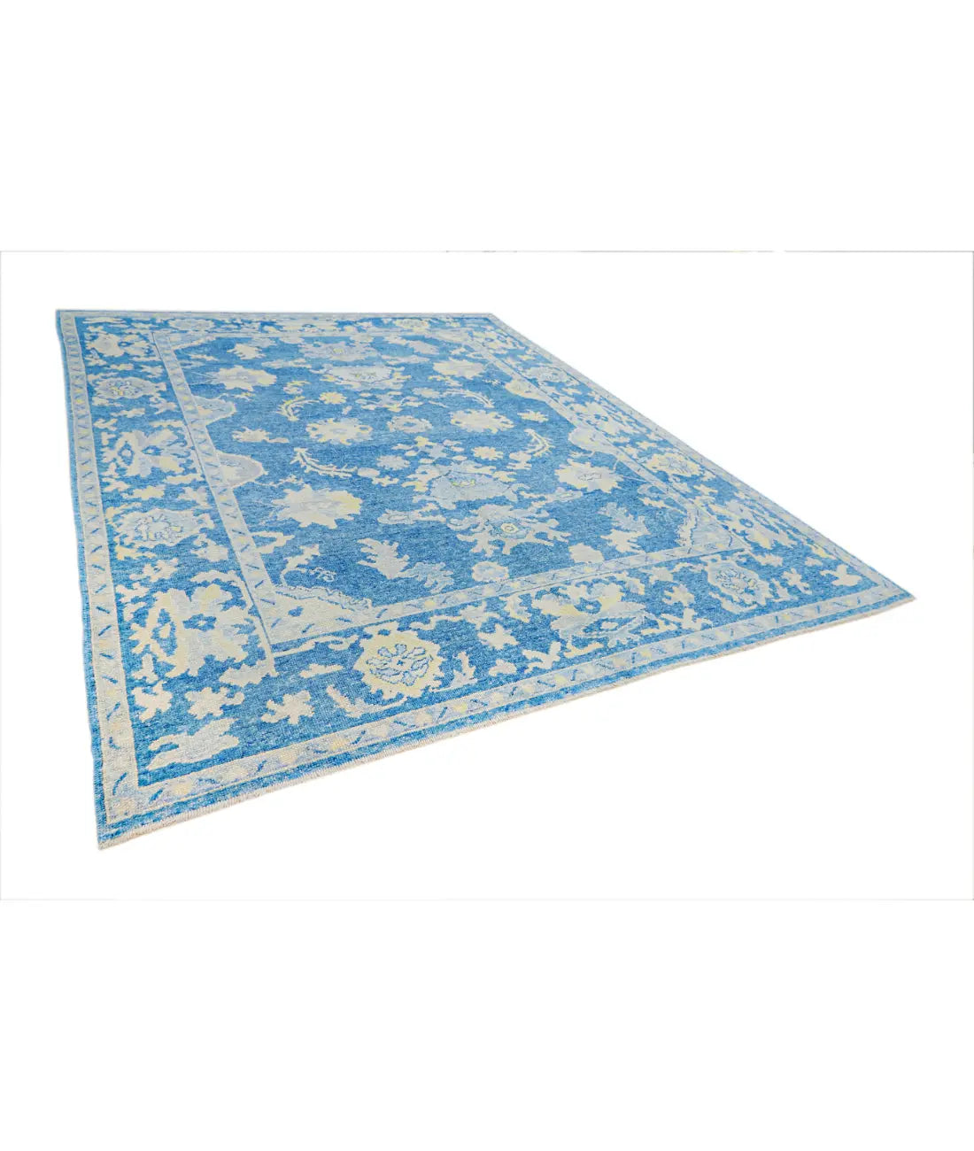 Hand Knotted Turkey Oushak Wool Rug 9'6" x 12'2" Arteverk Arteverk Rugs