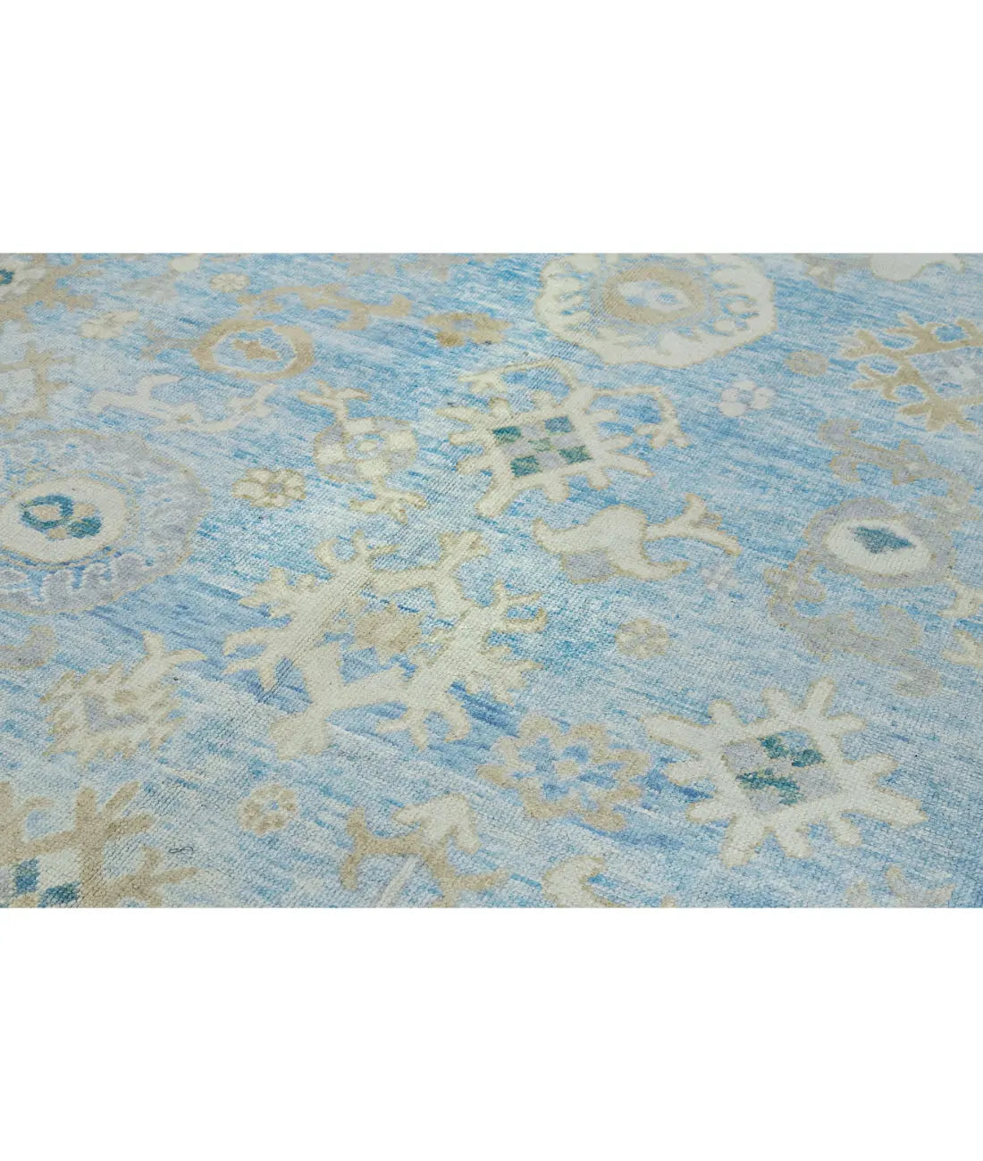 Hand Knotted Turkey Oushak Wool Rug 9'7" x 12'7" Arteverk Arteverk Rugs