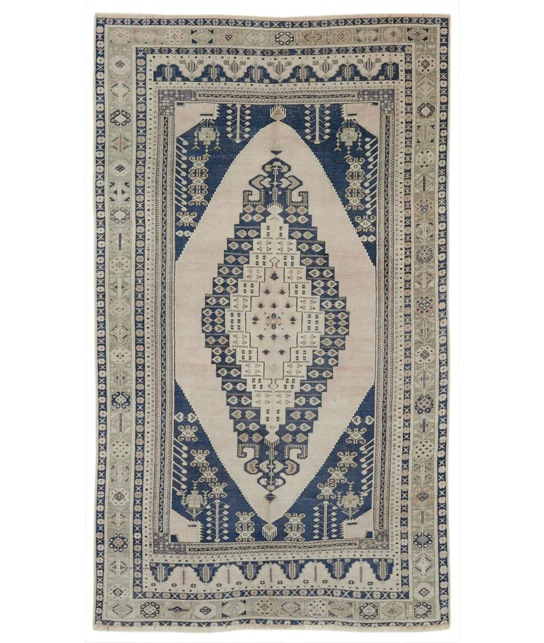 Hand Knotted Turkey Taspinar Wool Rug 5'5" x 9'6" Arteverk Arteverk Rugs