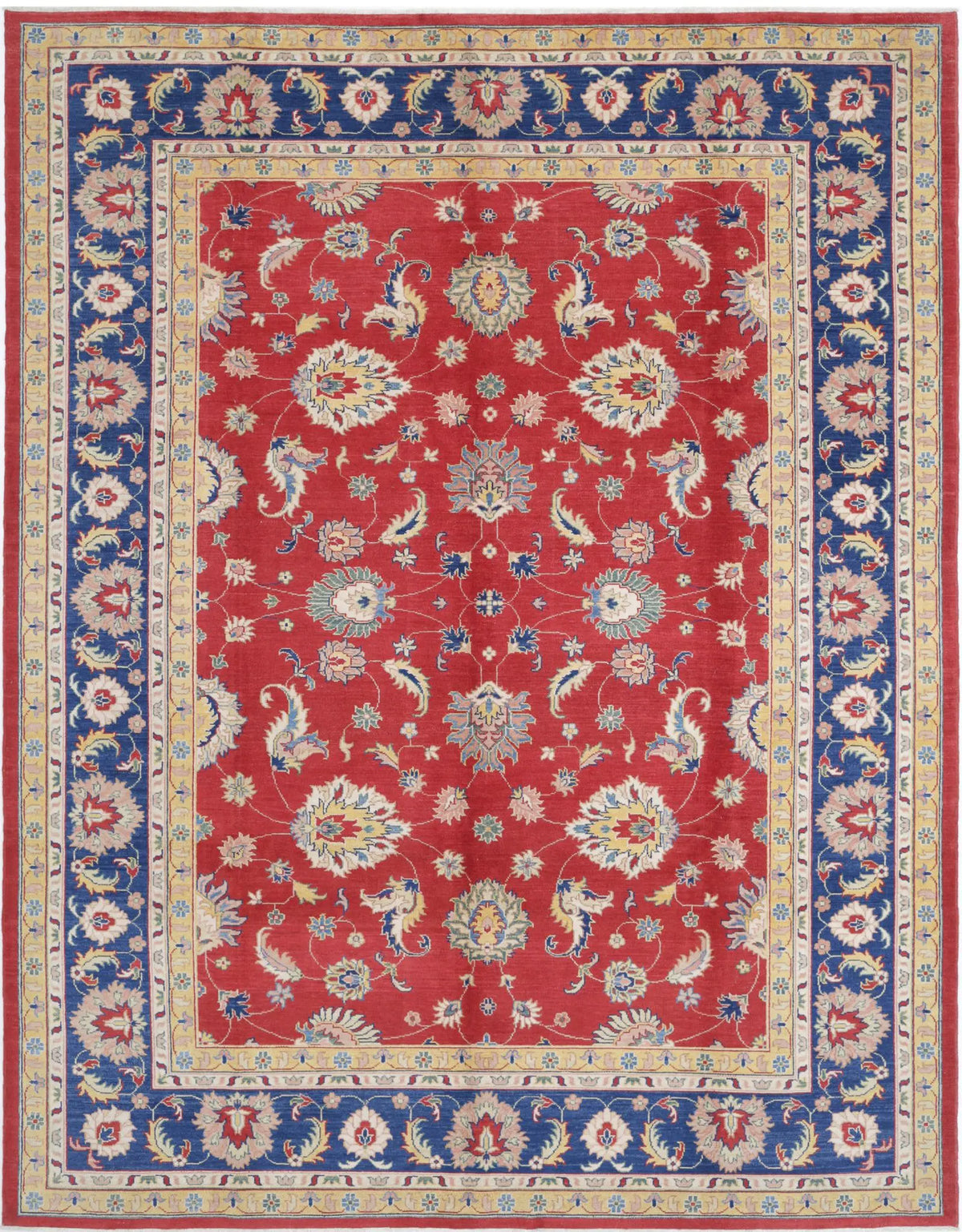 Hand Knotted Ziegler Farhan Gul Wool Rug - 10&#39;1&#39;&#39; x 13&#39;2&#39;&#39;