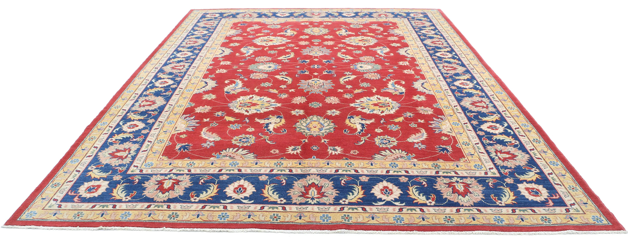 Hand Knotted Ziegler Farhan Gul Wool Rug - 10'1'' x 13'2''