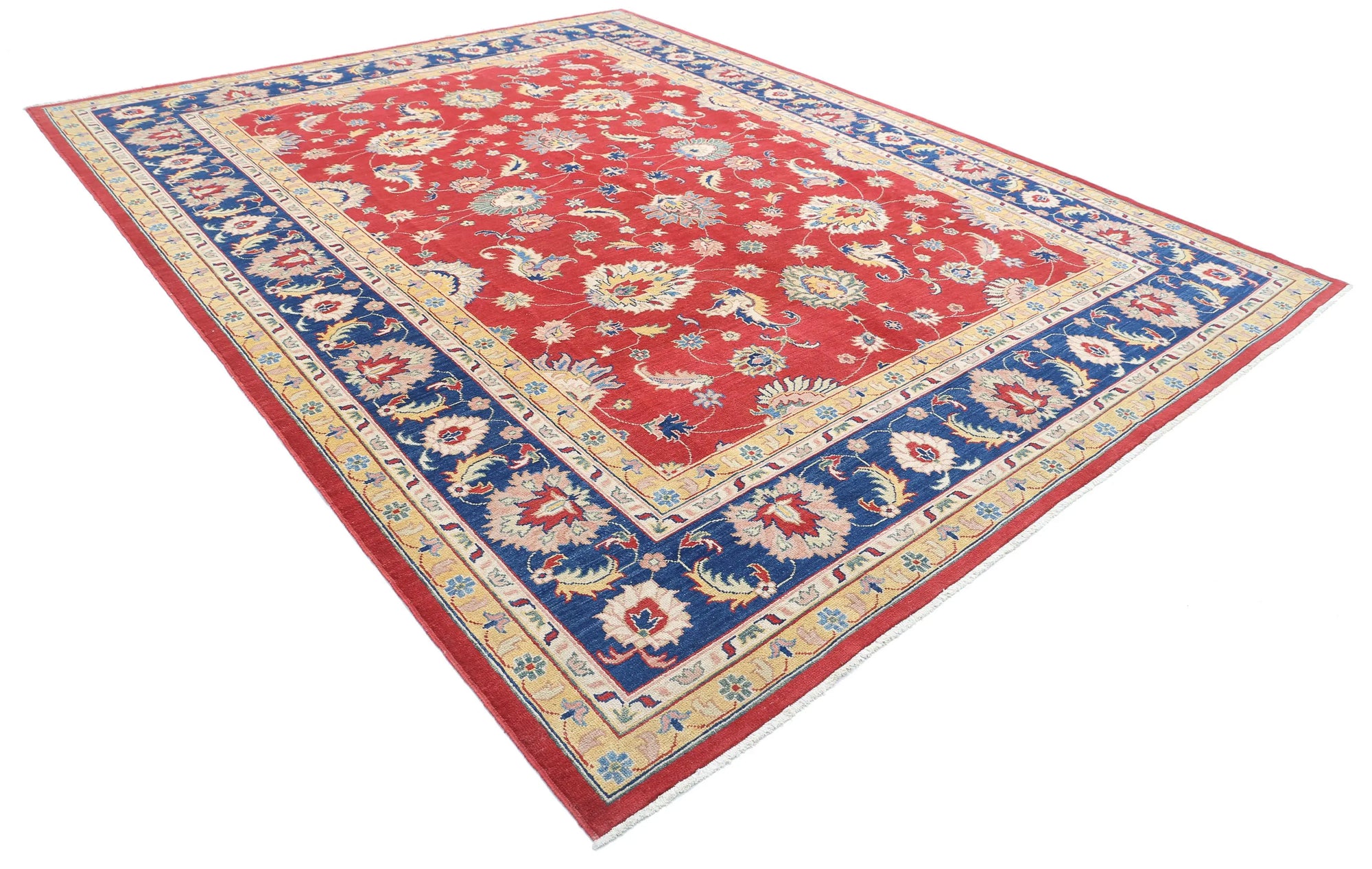 Hand Knotted Ziegler Farhan Gul Wool Rug - 10'1'' x 13'2''